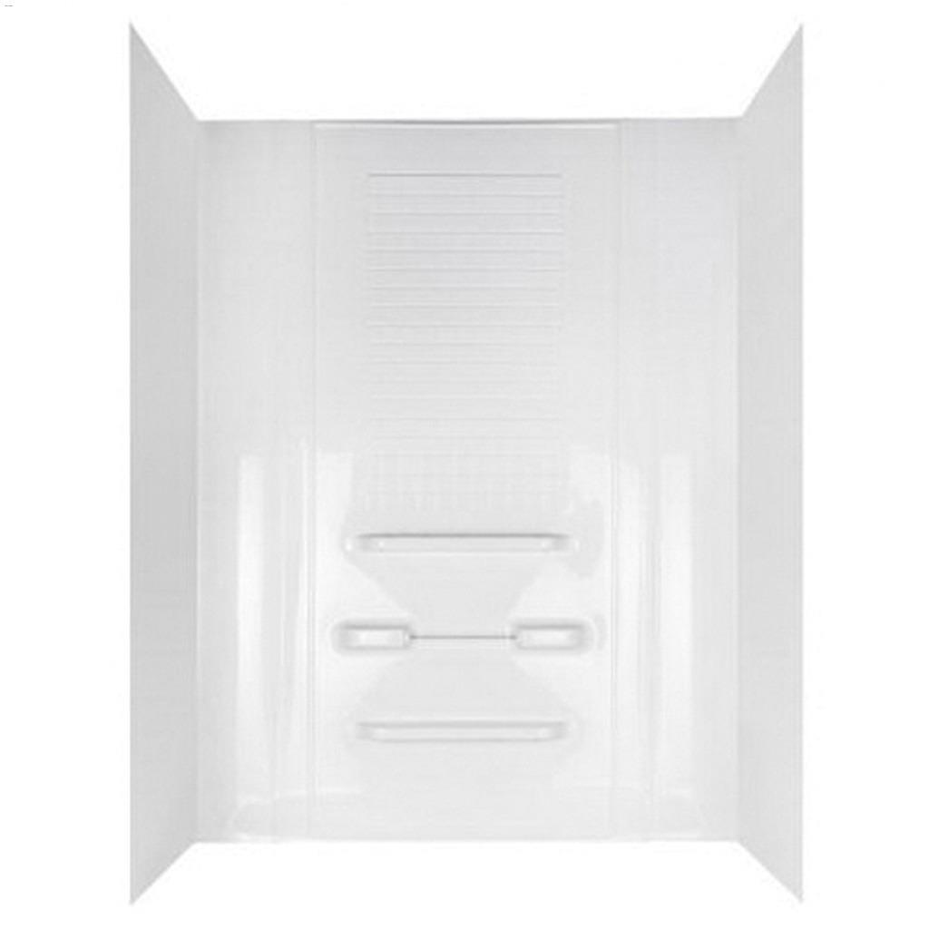 Enhance 60" x 30" High Gloss White Bathtub Wall