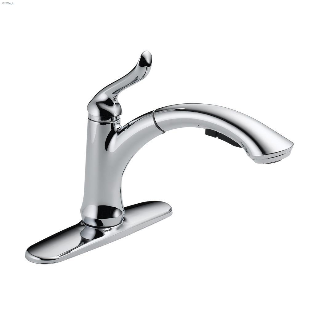 Robinet de cuisine à bec rétractable chromé Linden™