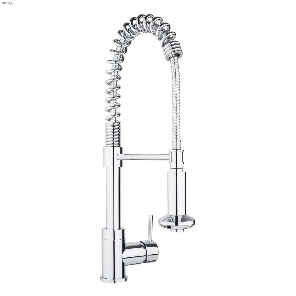 1-Handle Lever Luna Industrial Kitchen Faucet