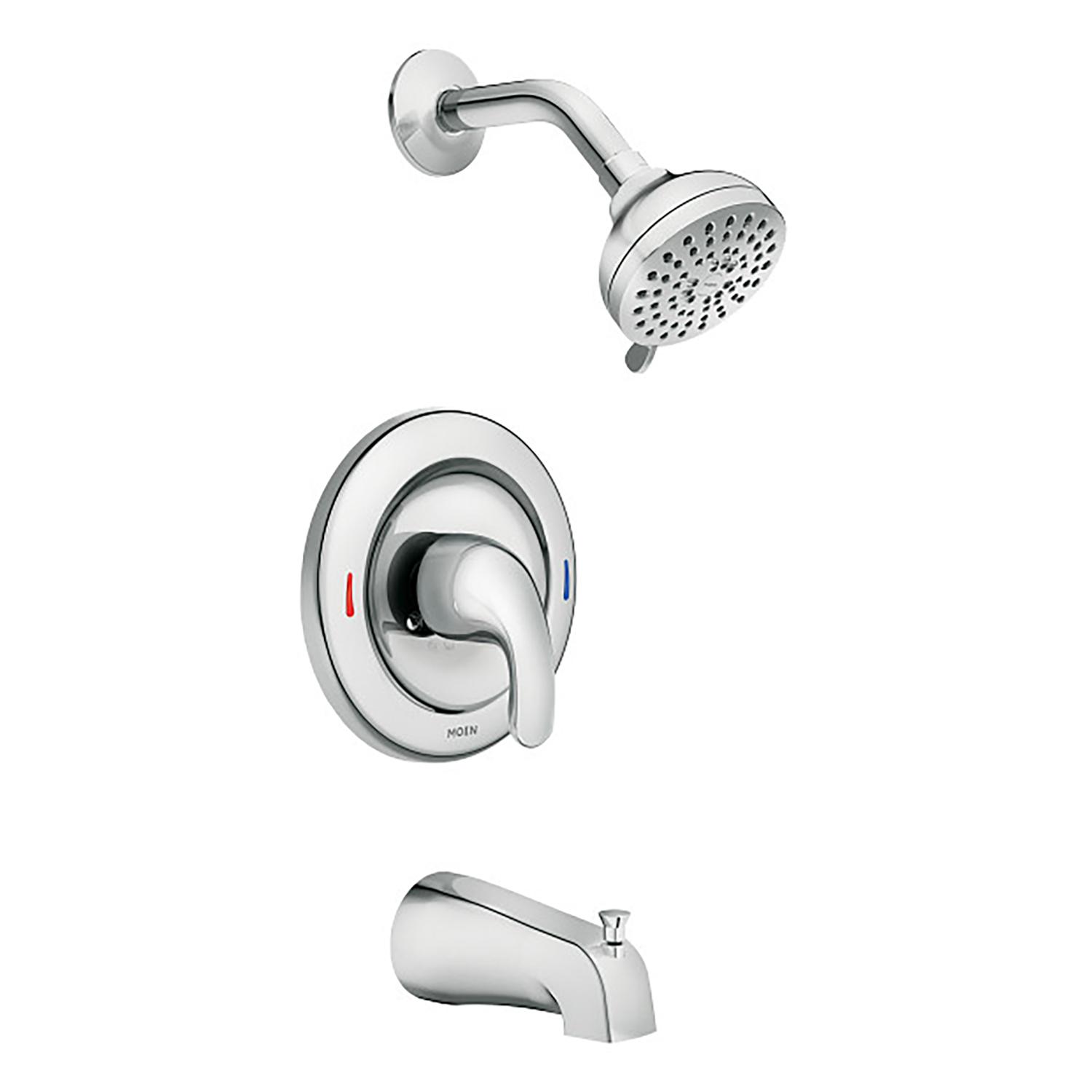 Robinet baignoire/douche chromé Adler Posi-Temp 1 poignée