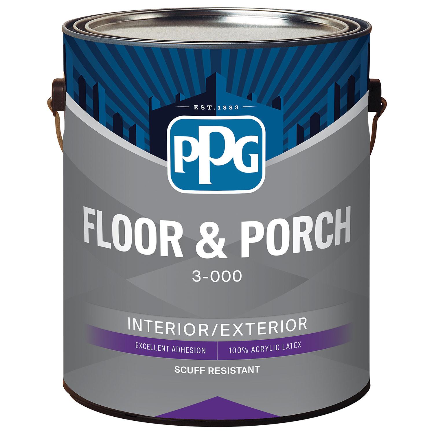 Latex acrylique satin plancher/terrasse teinte moyenne 3,78L