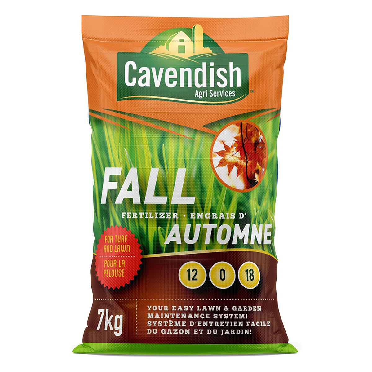 Engrais d'automne Cavendish