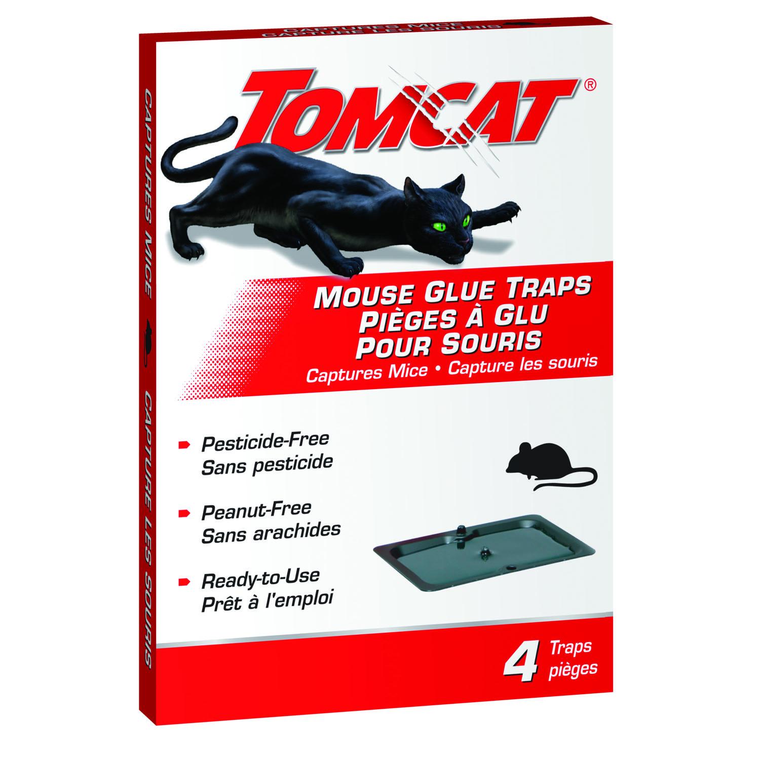 Tomcat Mouse Glue Trap-4/Pack