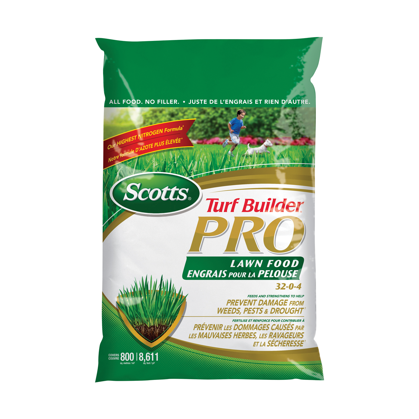 Engrais pour pelouse Turf Builder Pro de Scotts