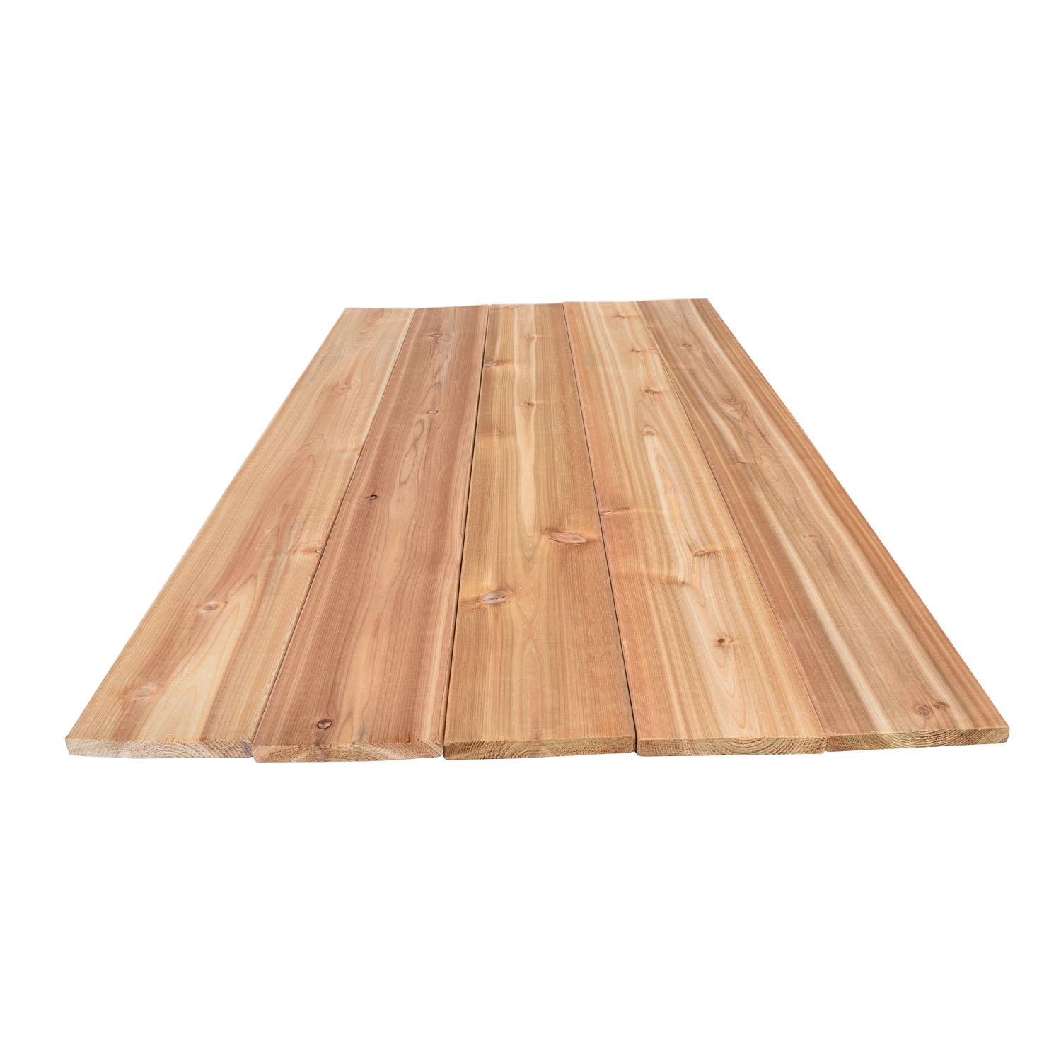 1 x 6 x 5' Western Red Cedar Fence Board