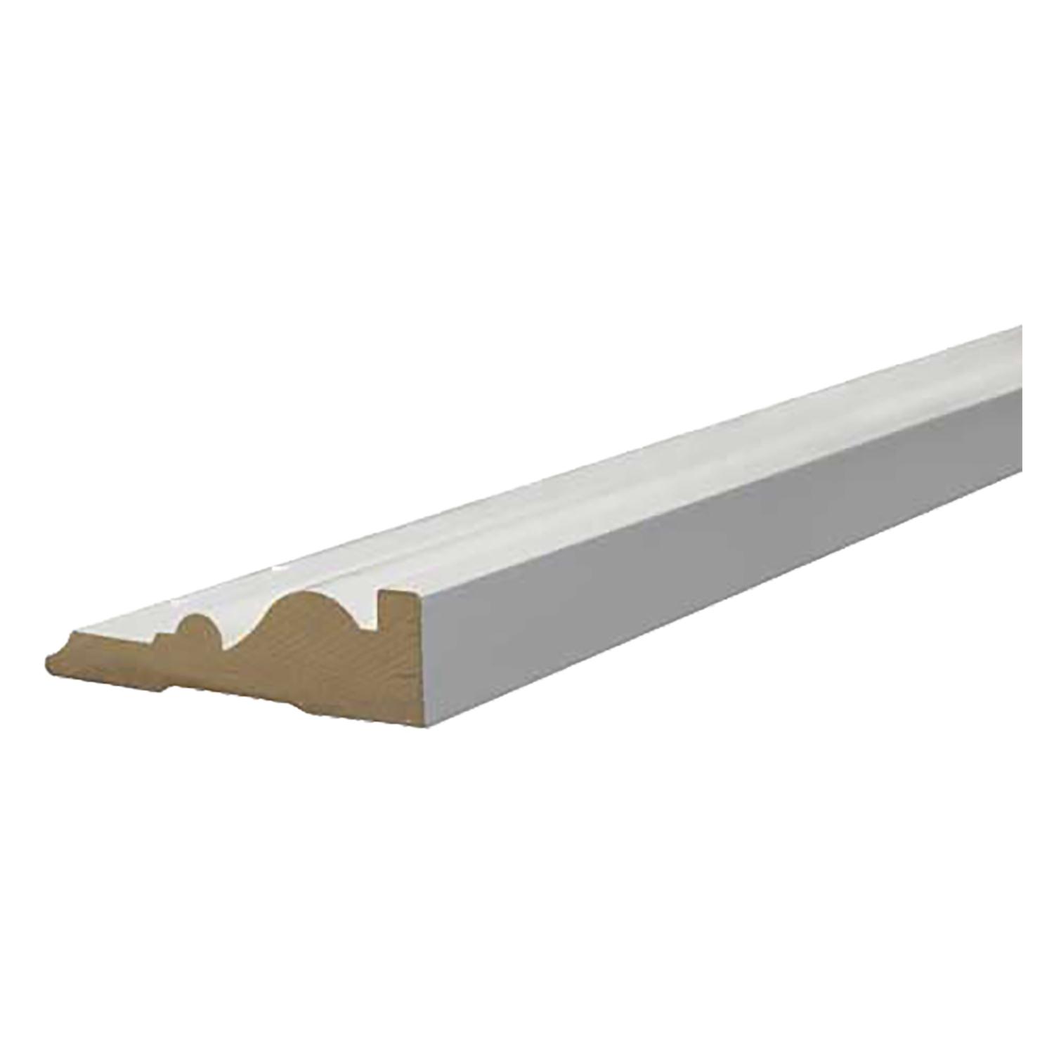 Contre-chambranle de 1" x 3 1/2" en FDM Apprêté