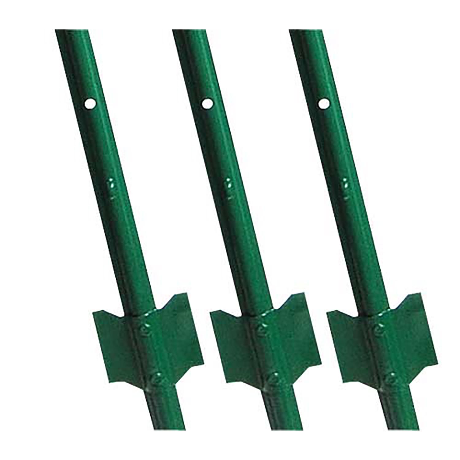 4' Light-Duty Green U-Post