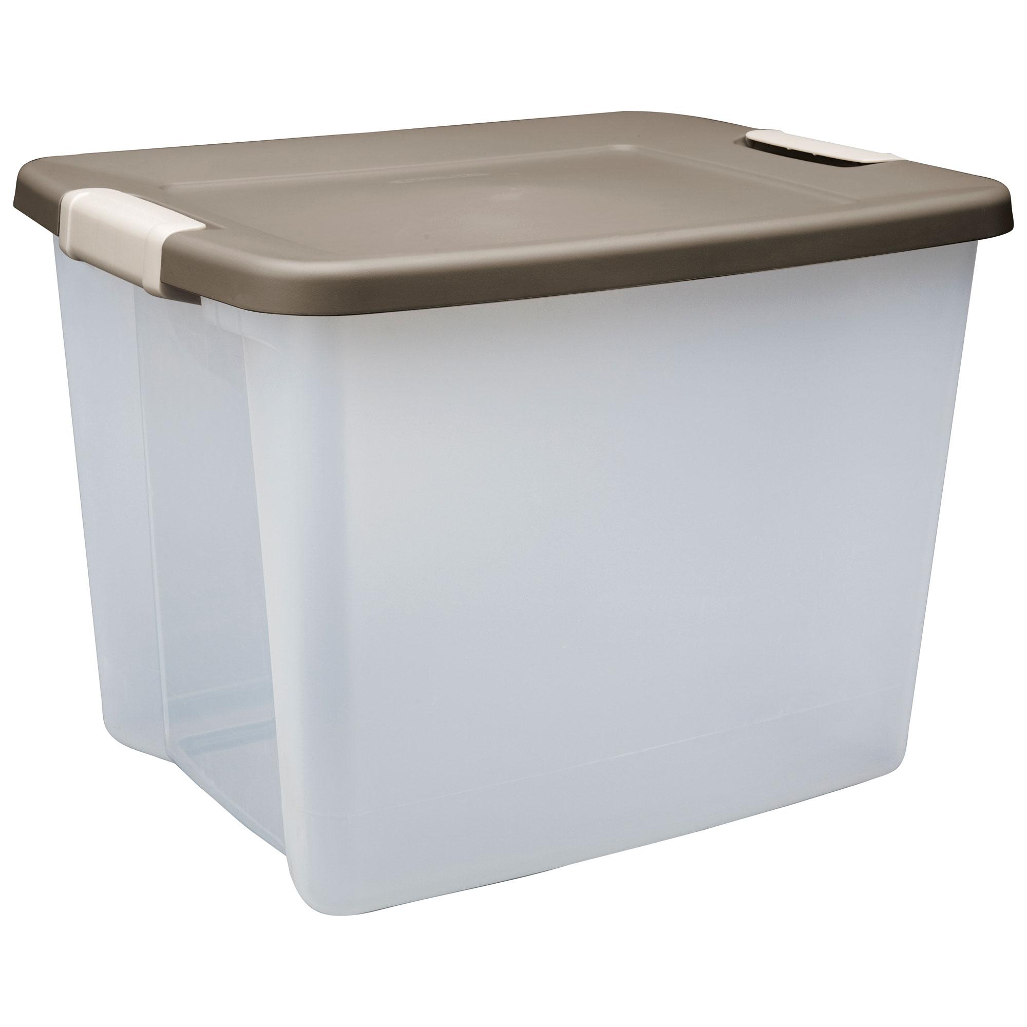 47 L Clear Shelf Tote