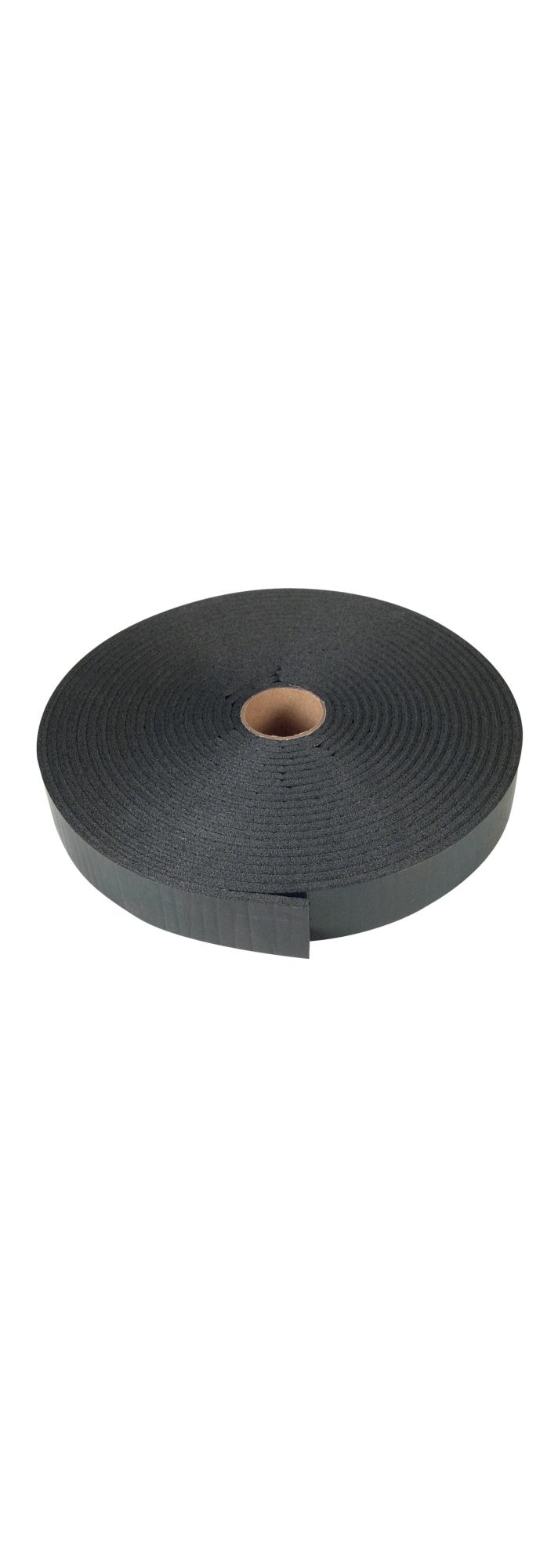3/16" x 1-1/4" x 30' Black Foam Tape