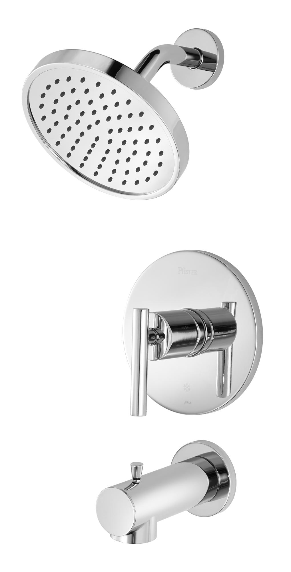 Fullerton Single Handle Tub & Shower Chrome Faucet