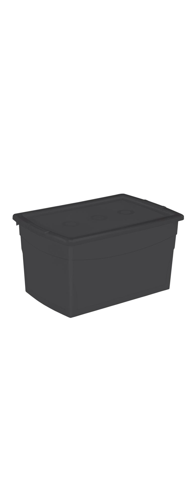 50L Black Storage Box