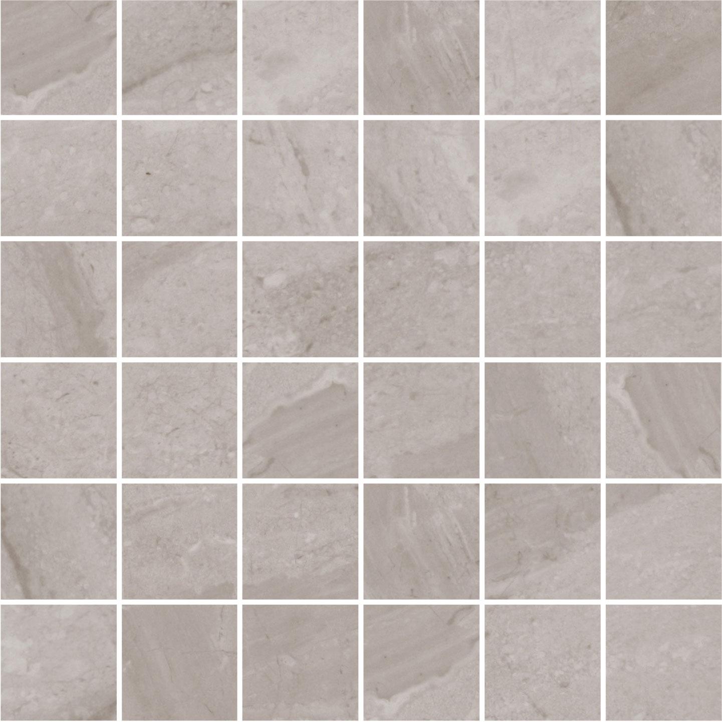 Tuile 2 x 2 po Mirro, gris pâle 3.87 pi3/bte