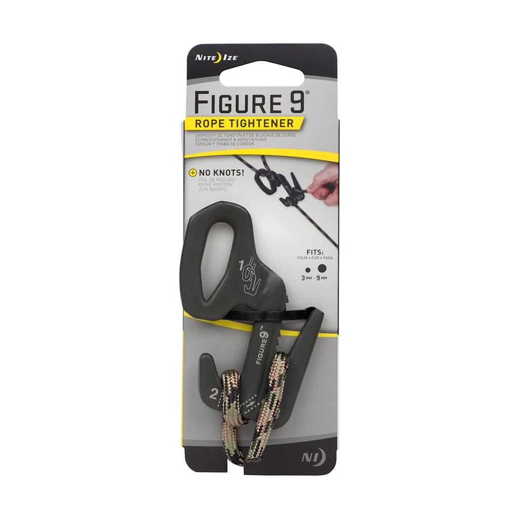 Tendeur de corde figure 9, grand avec corde de 10 pi