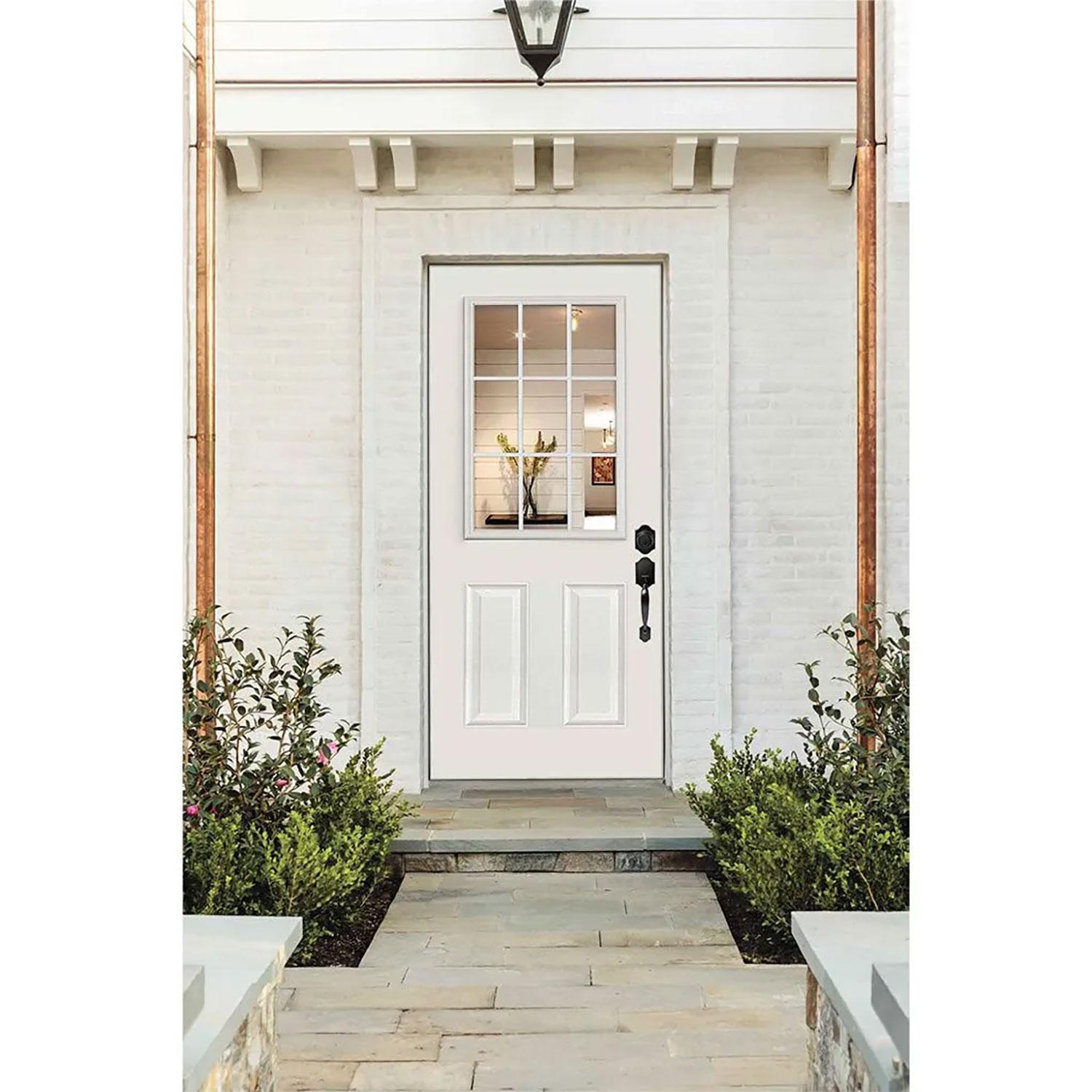 22" X 36" Door Glass 9-lite with Grills