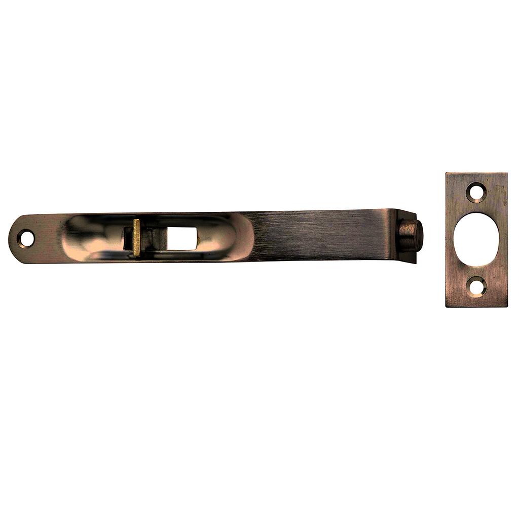 6" Radius End Flush Bolt, Oil Rubbed Bronze