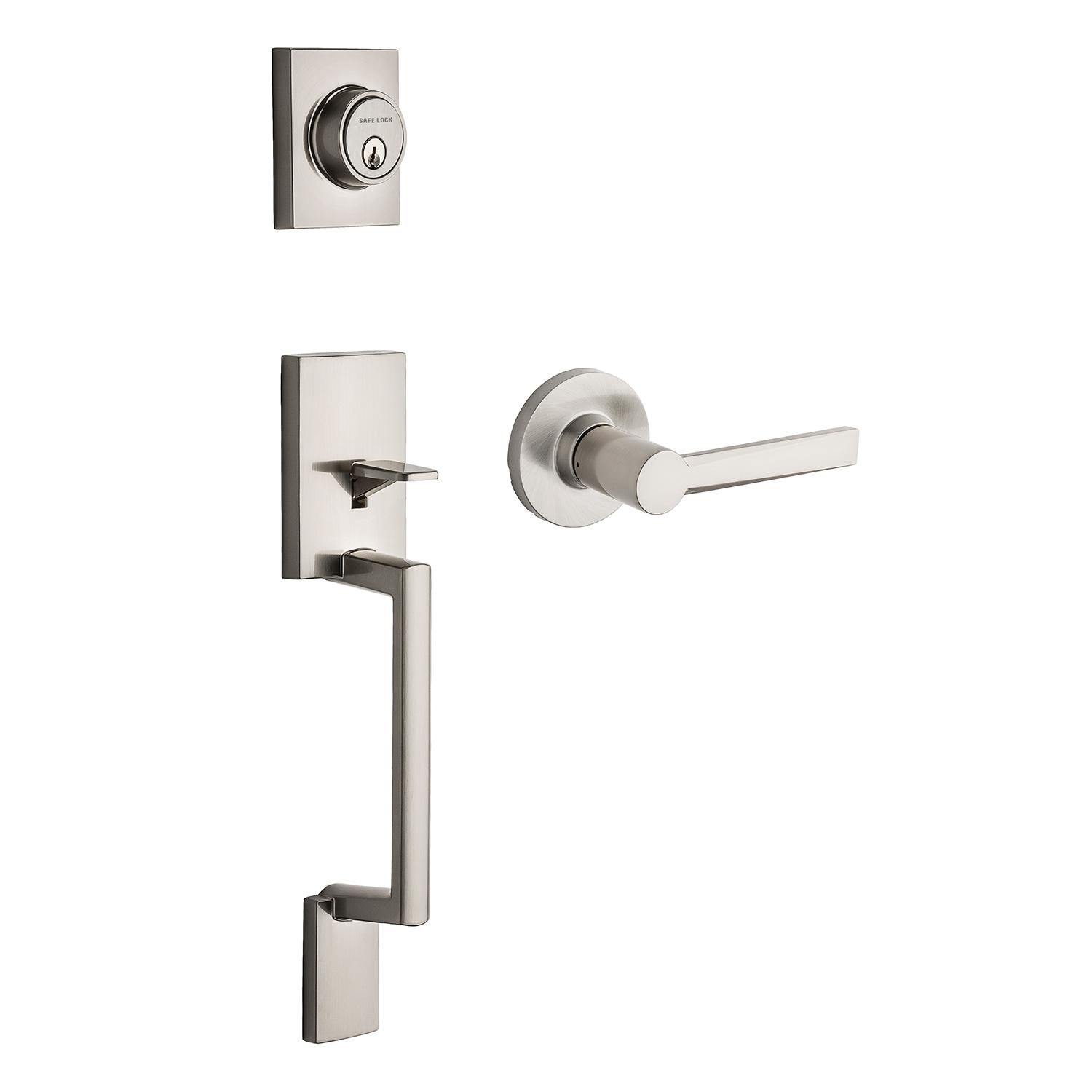 Branton Grip Set Westley Lever Satin Nickel