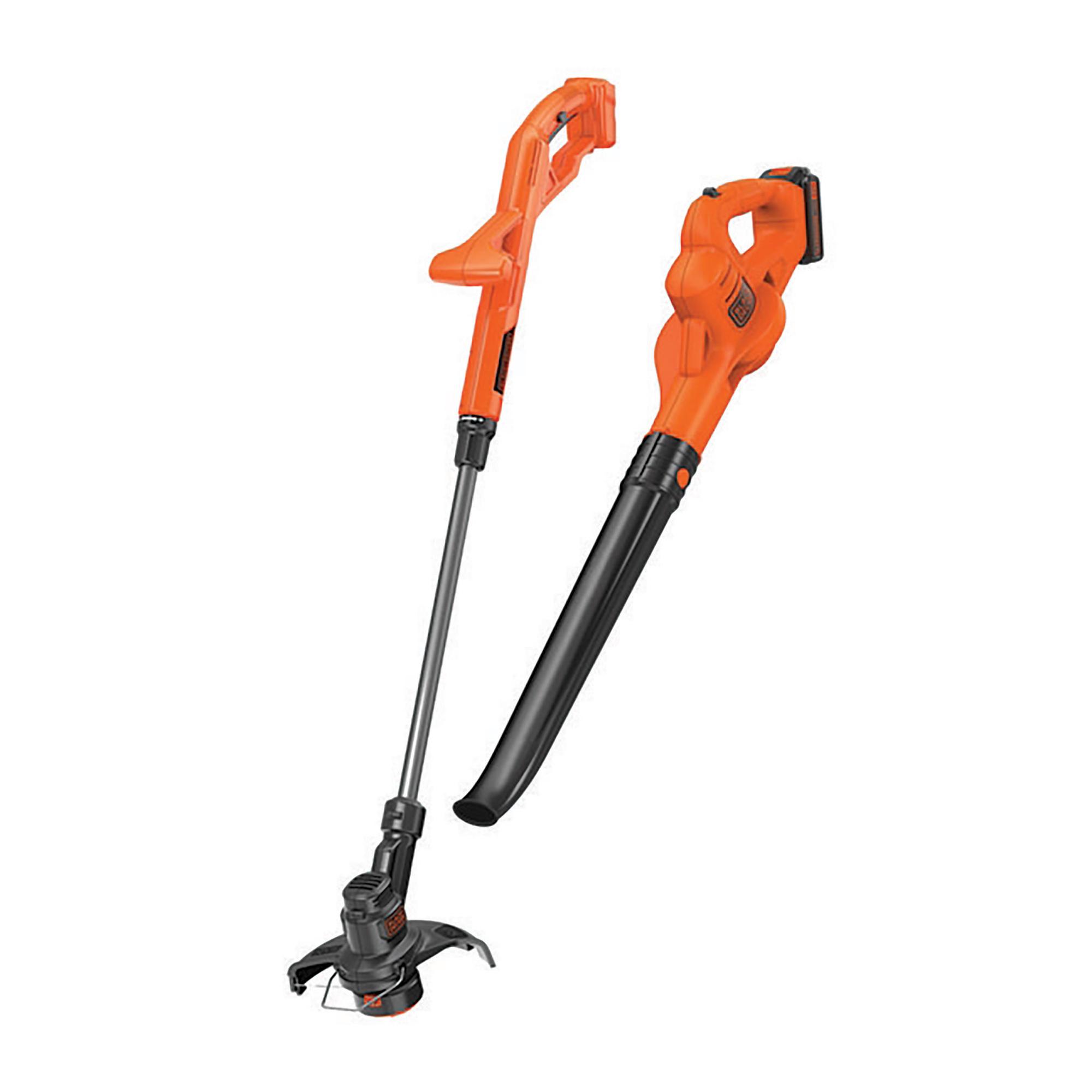 Souffleuse coupe-herbe balay. surf. dure Black & Decker ens