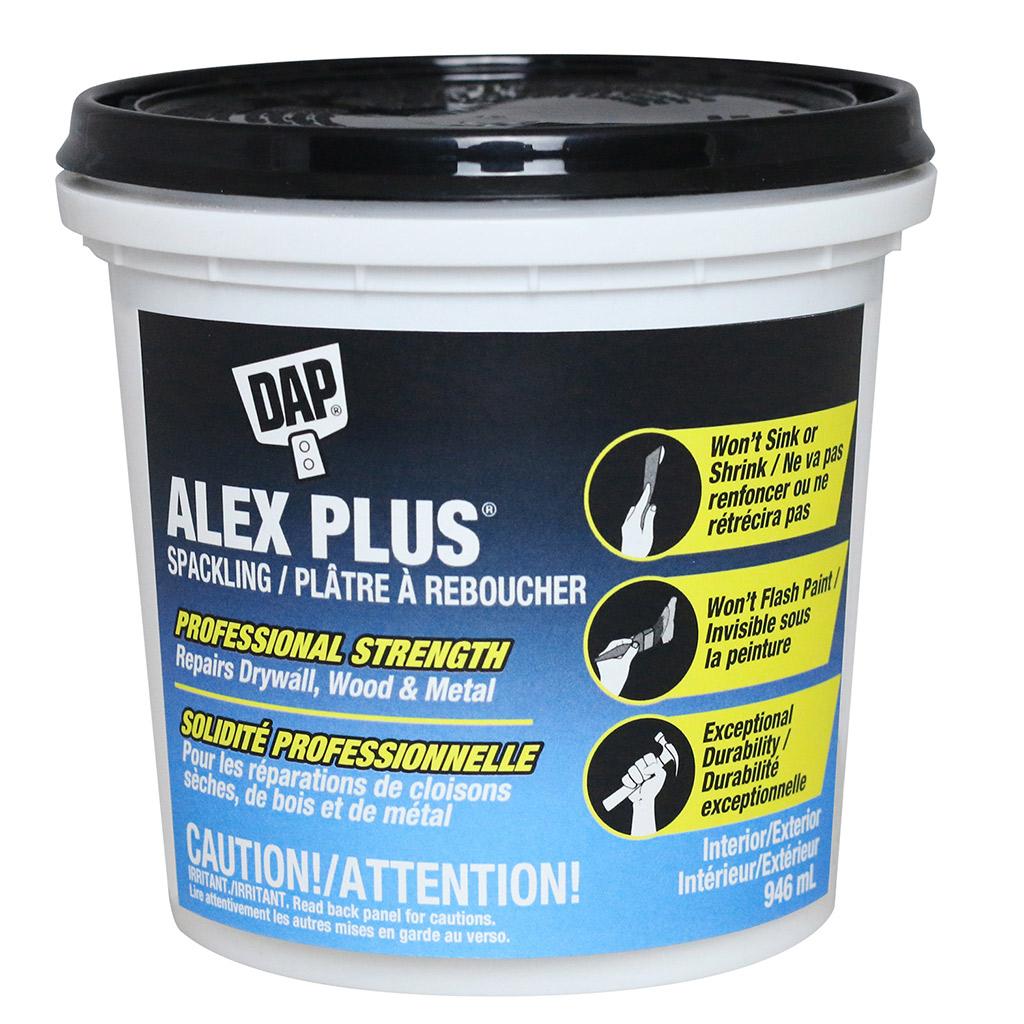 Alex Plus Spackling White 946ml