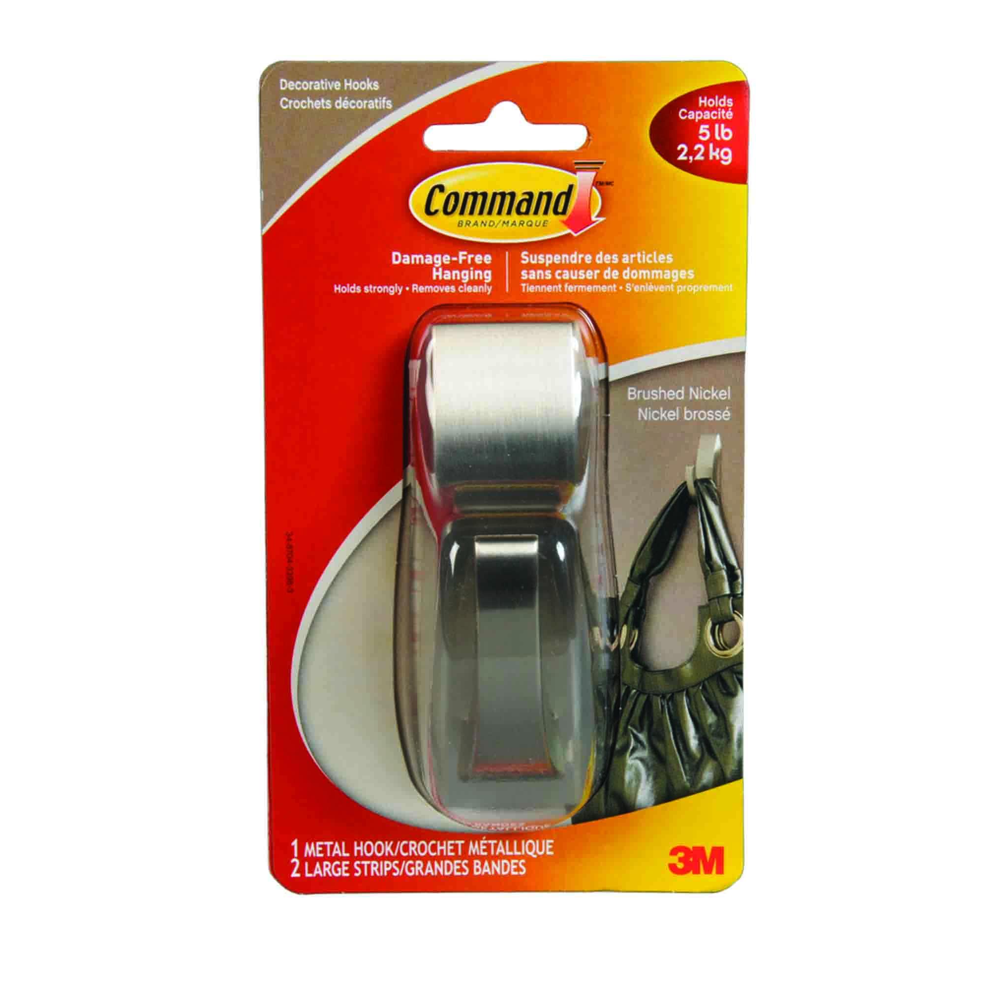 Command Large Forever Classic Metal Hook, All-weather
