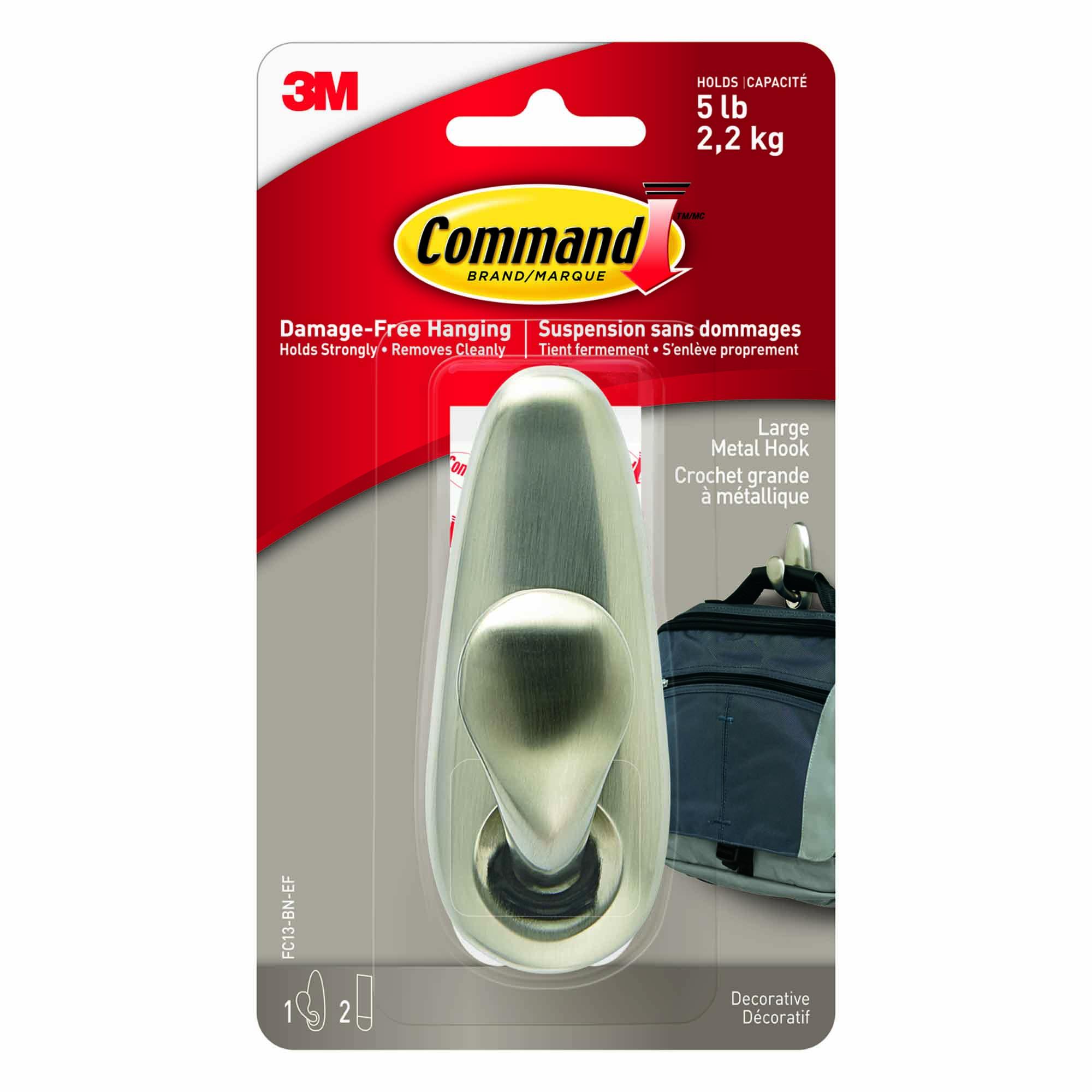 Command Large Forever Classic Metal Hook, Oil Rubbed Bronze