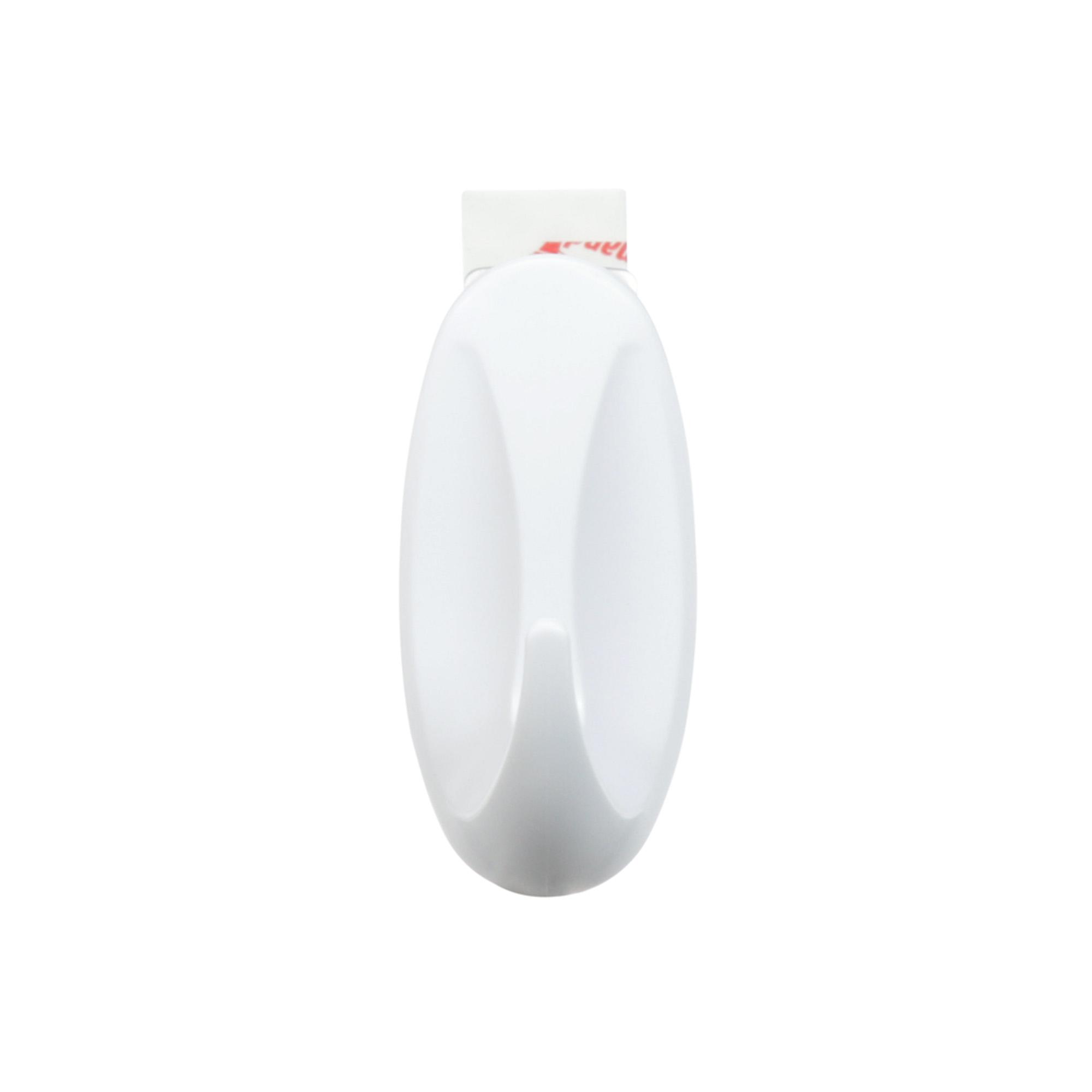 Command Small Designer Hook, White