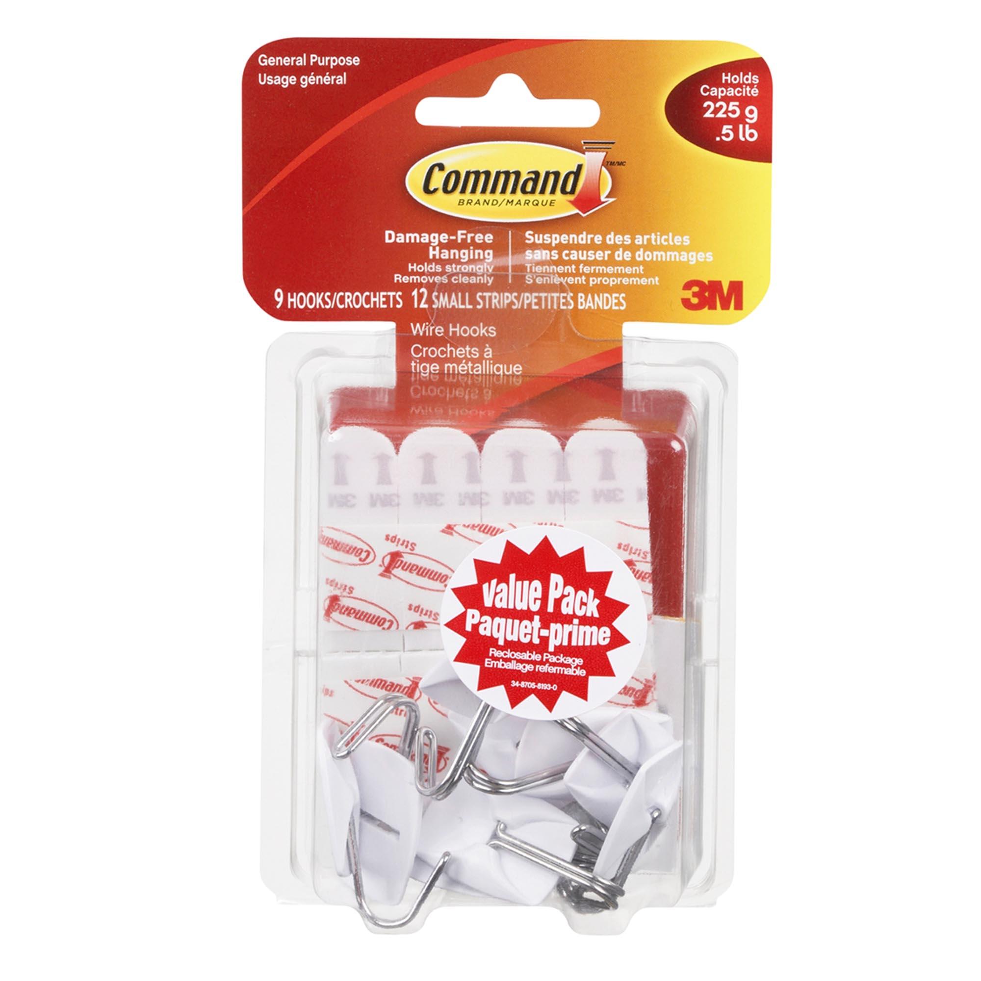 Command Small Wire Hooks Value Pack