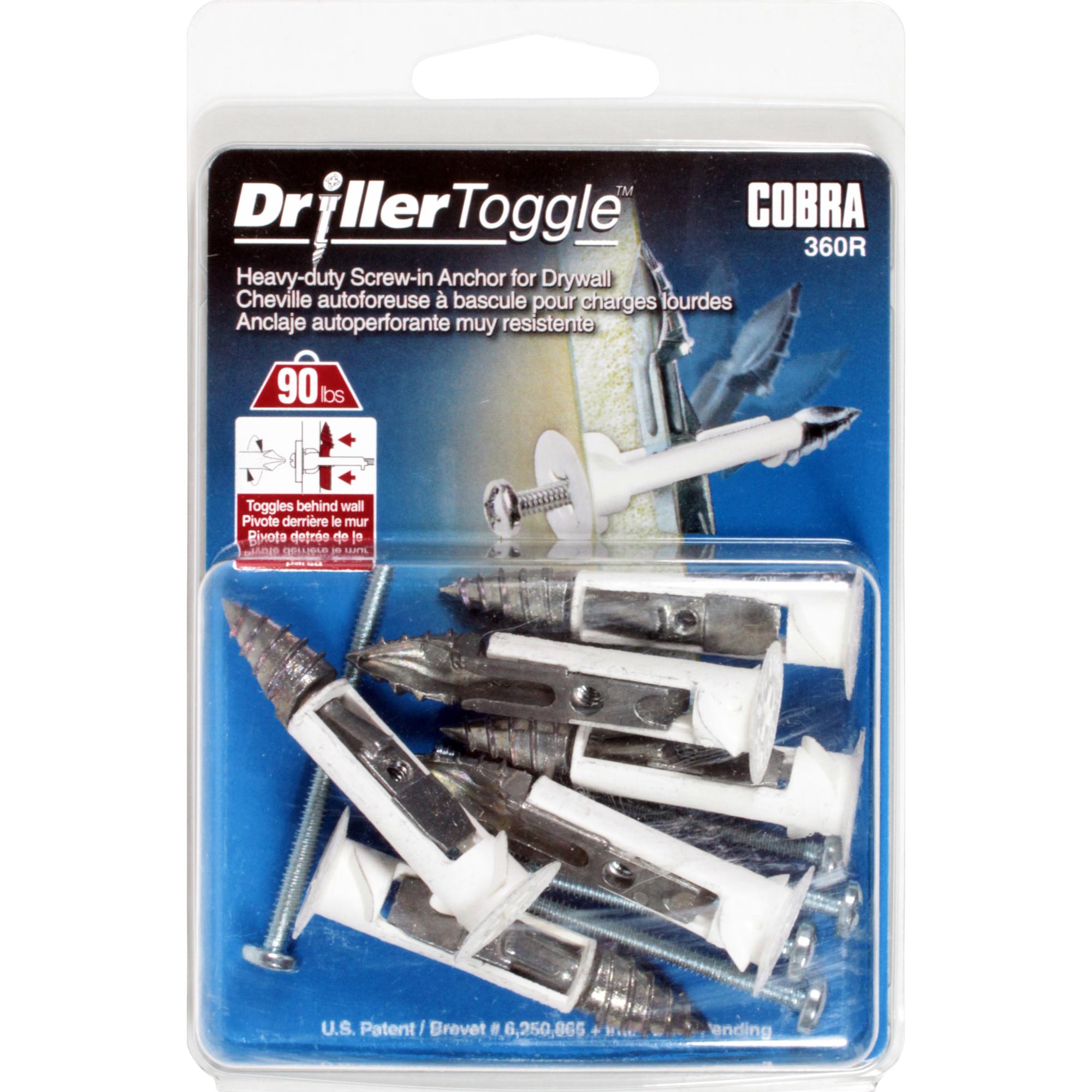 Drillertoggle 1/8" x 2"+ Bolt