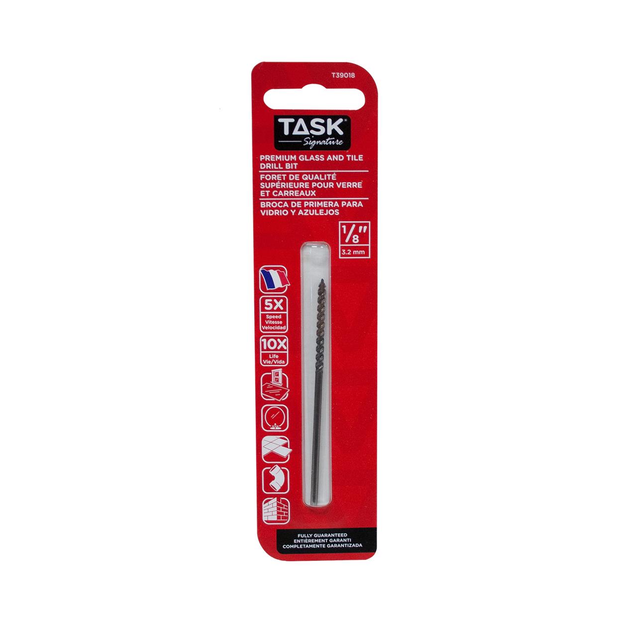 Foret premium pour verre et tuile 1/8 po