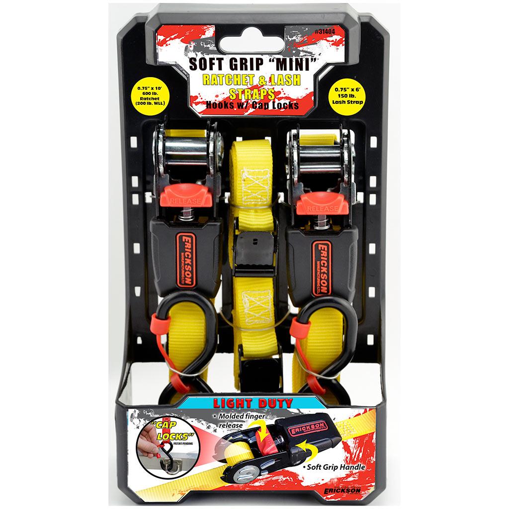 .75" Mini Combo Ratchet & Cam Lash Strap