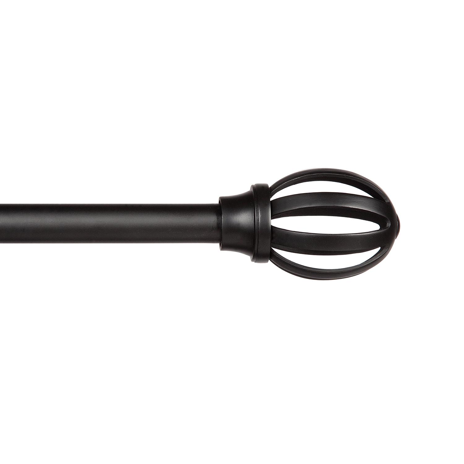 Tringle 36-66 po fix rapide Lilly Cage noir