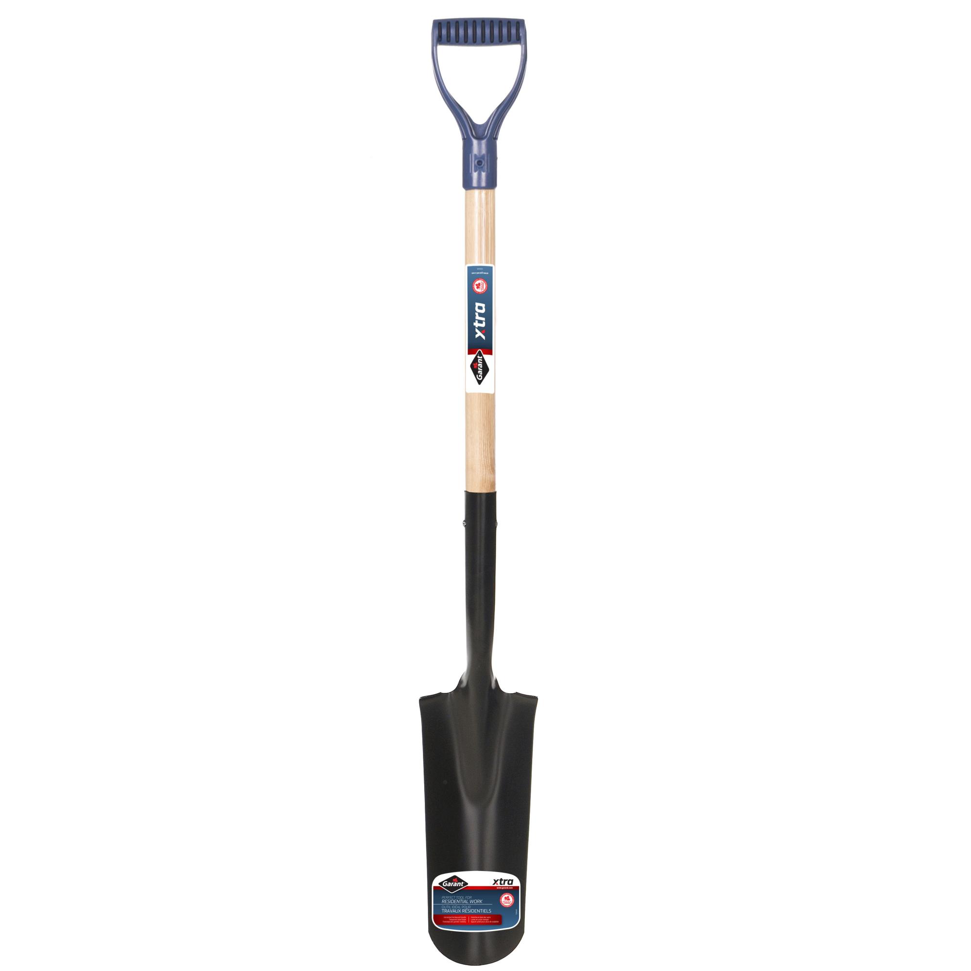 Xtra 14" Drain Spade Wood D-Handle