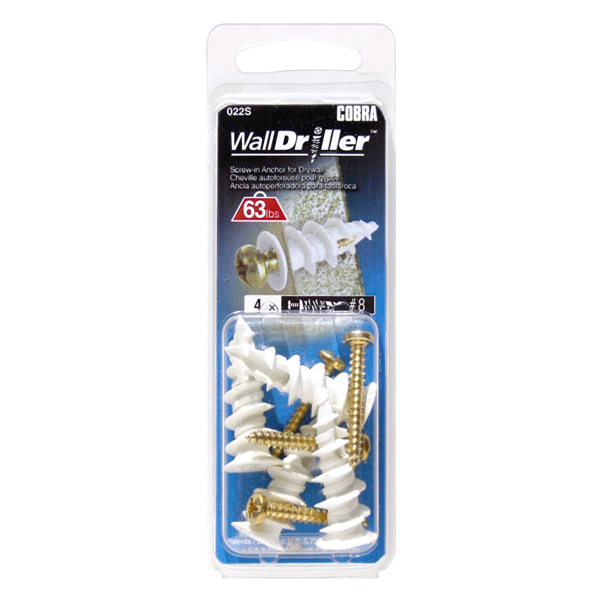 #8l Nylon + Brass Screws