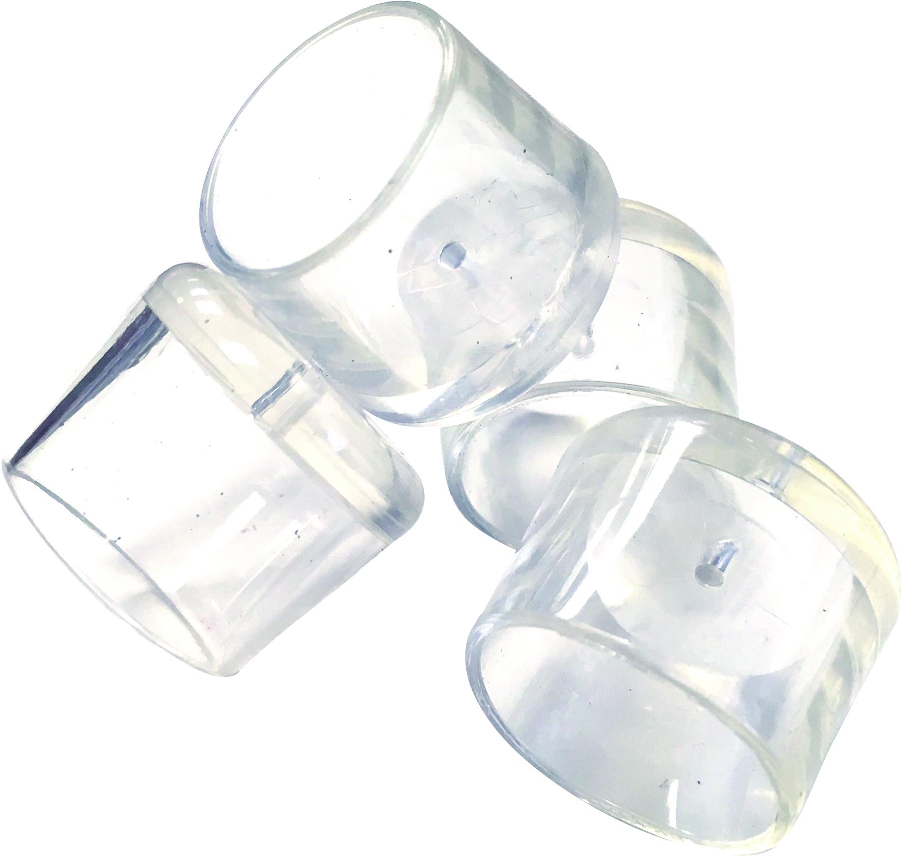 Embouts de pattes 3/4 po, clairs