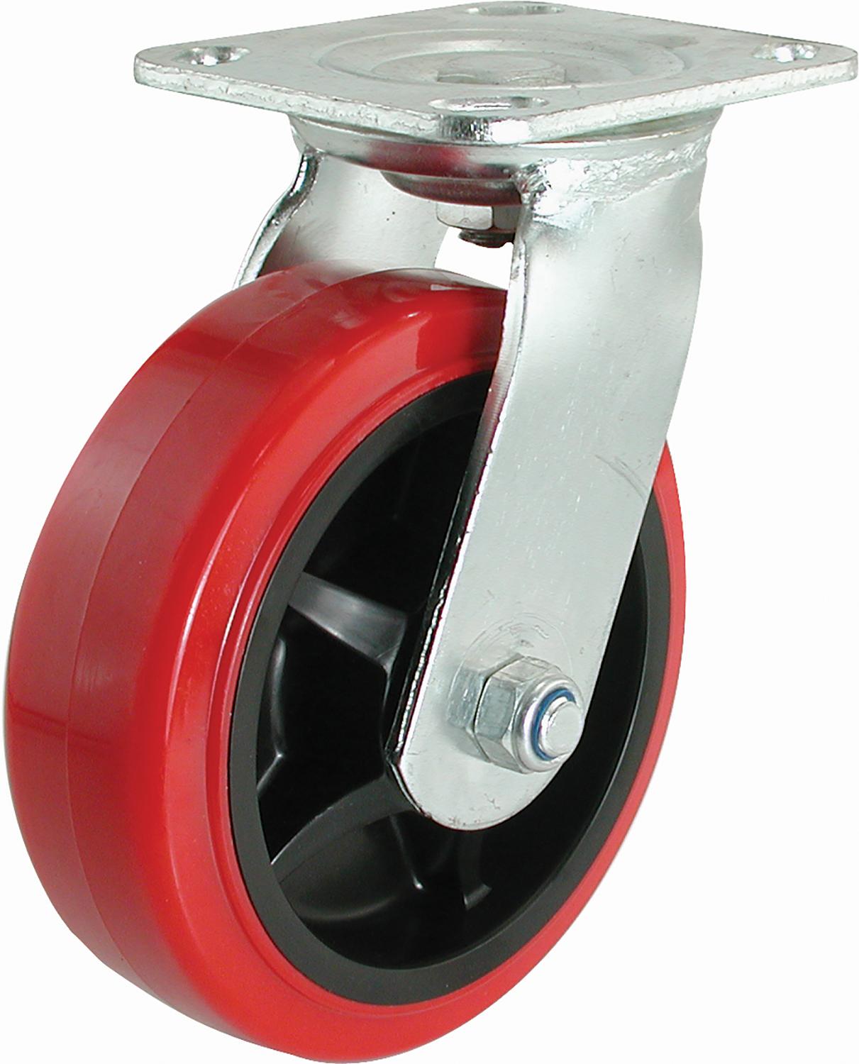 Roulette pivotante en polyuréthane moulé 6 po