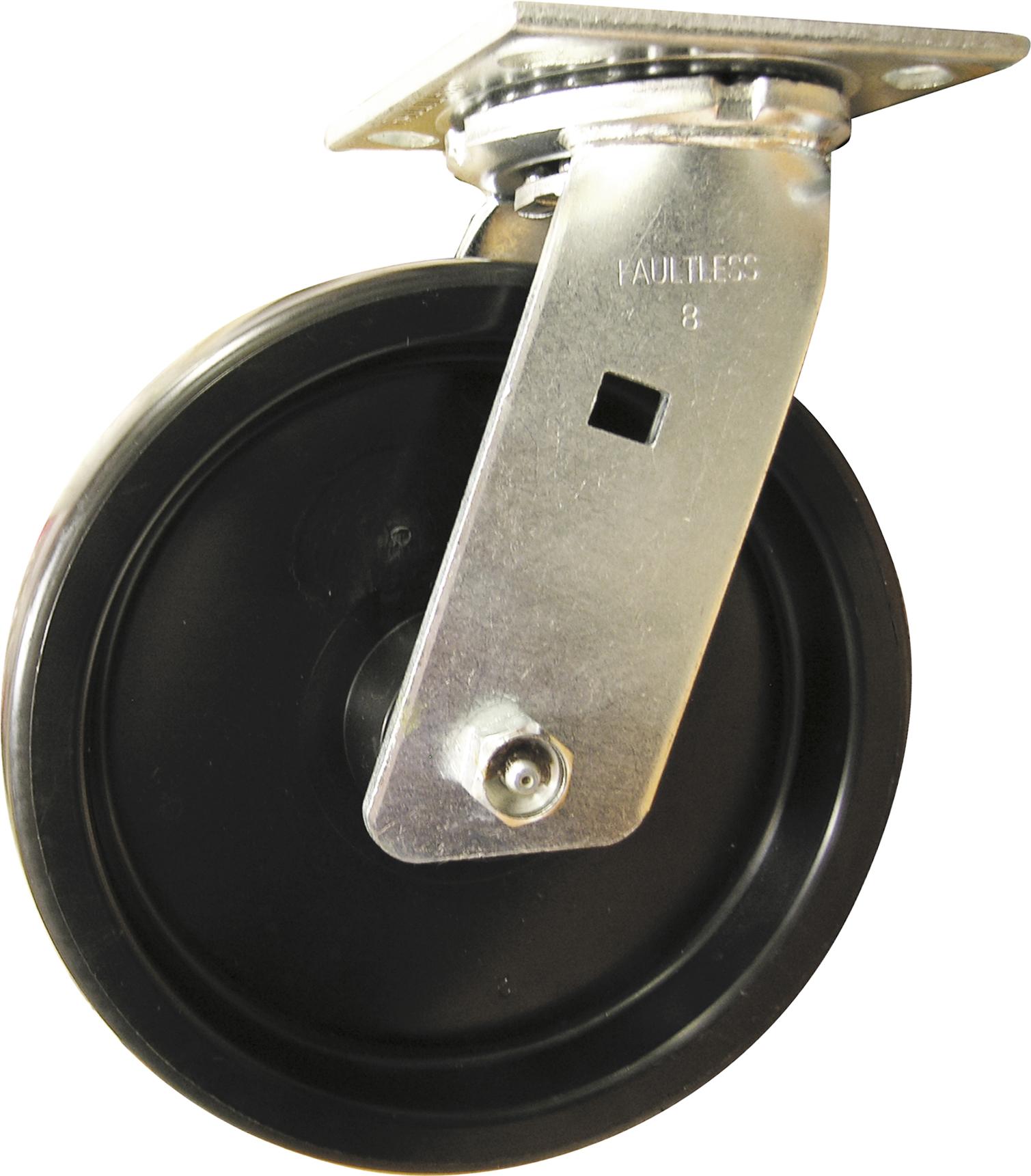 8" Polypropylene Industrial General Duty Swivel Caster