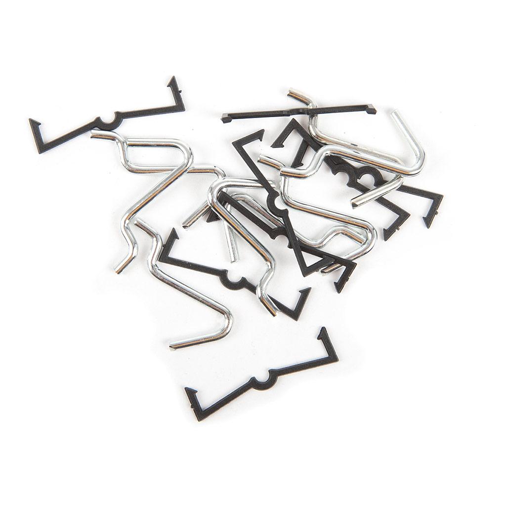 1/4" Curved Peg Hooks