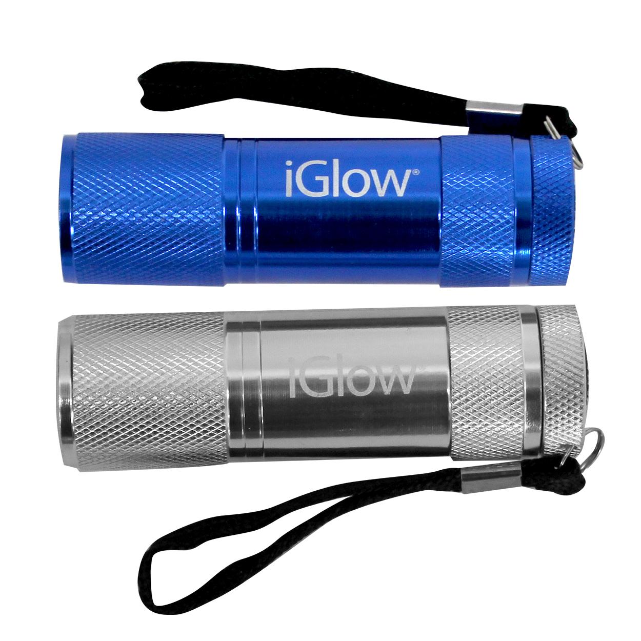 Iglow Cob 2pk Aluminum Flashlight