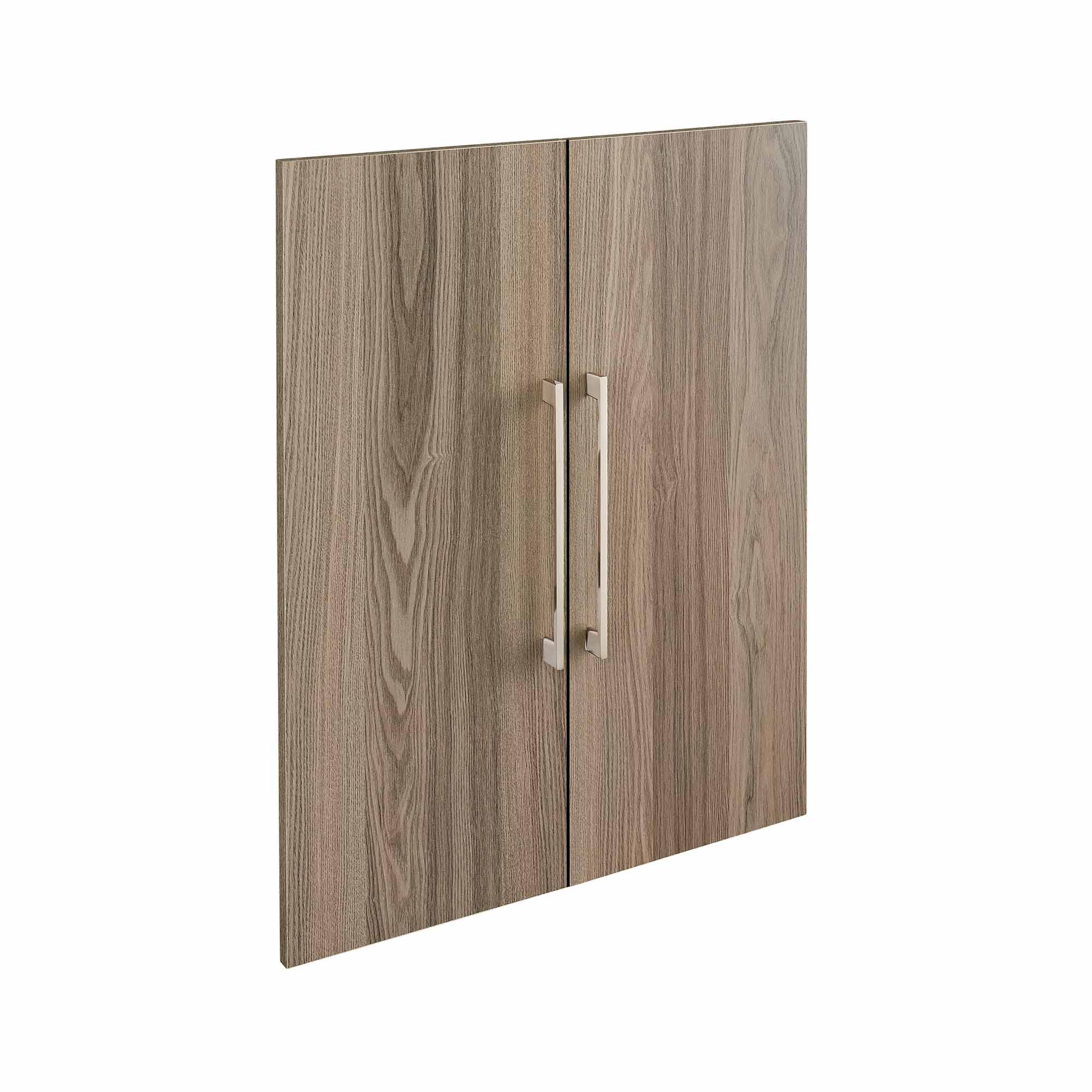 Portes modernes 25 po, gris naturel