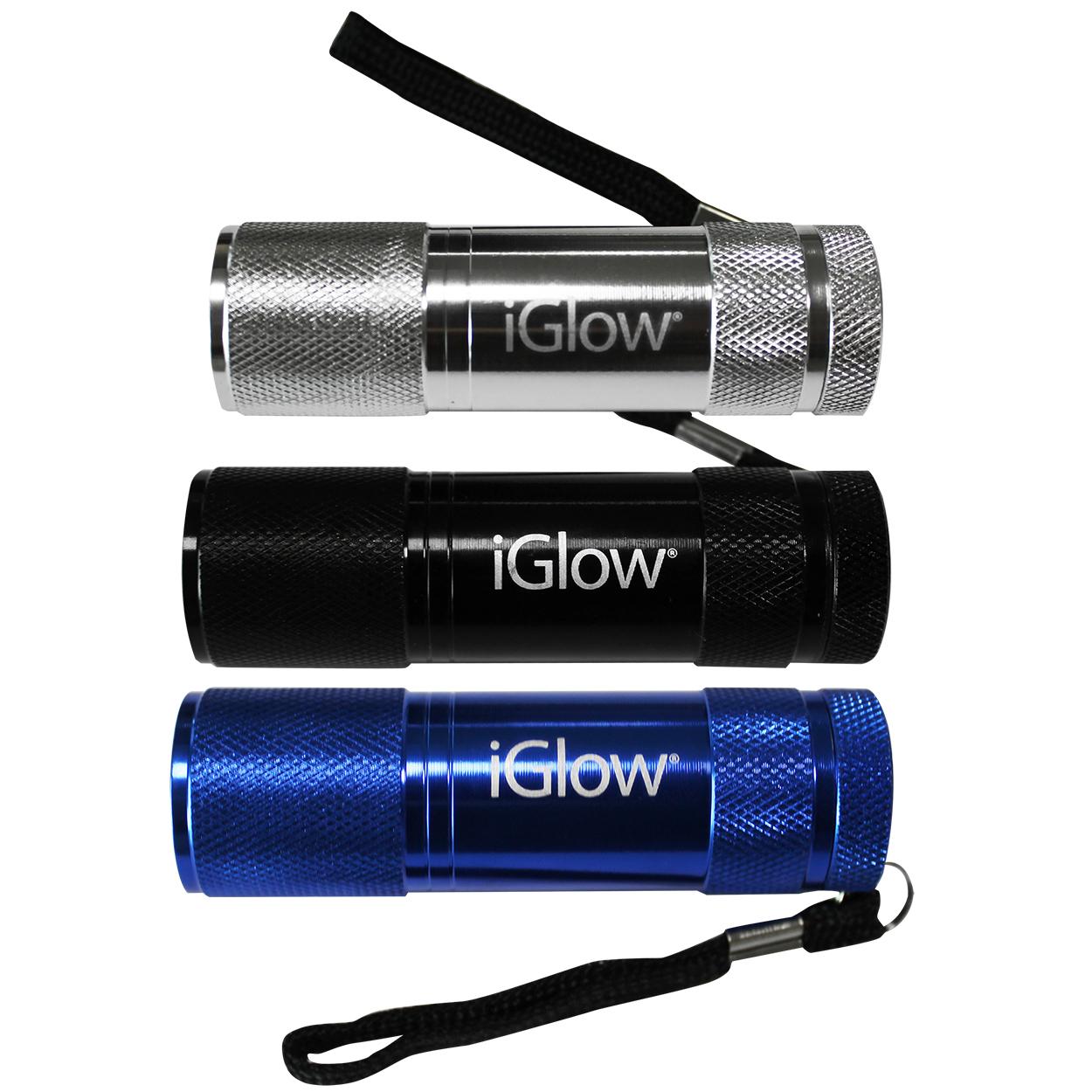 Iglow Cob Aluminum Flashlight-6/Pack