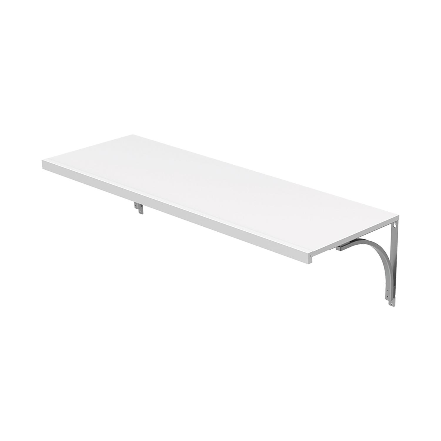 Bois massif ventilé 4 pi x 16 po, blanc, trousse
