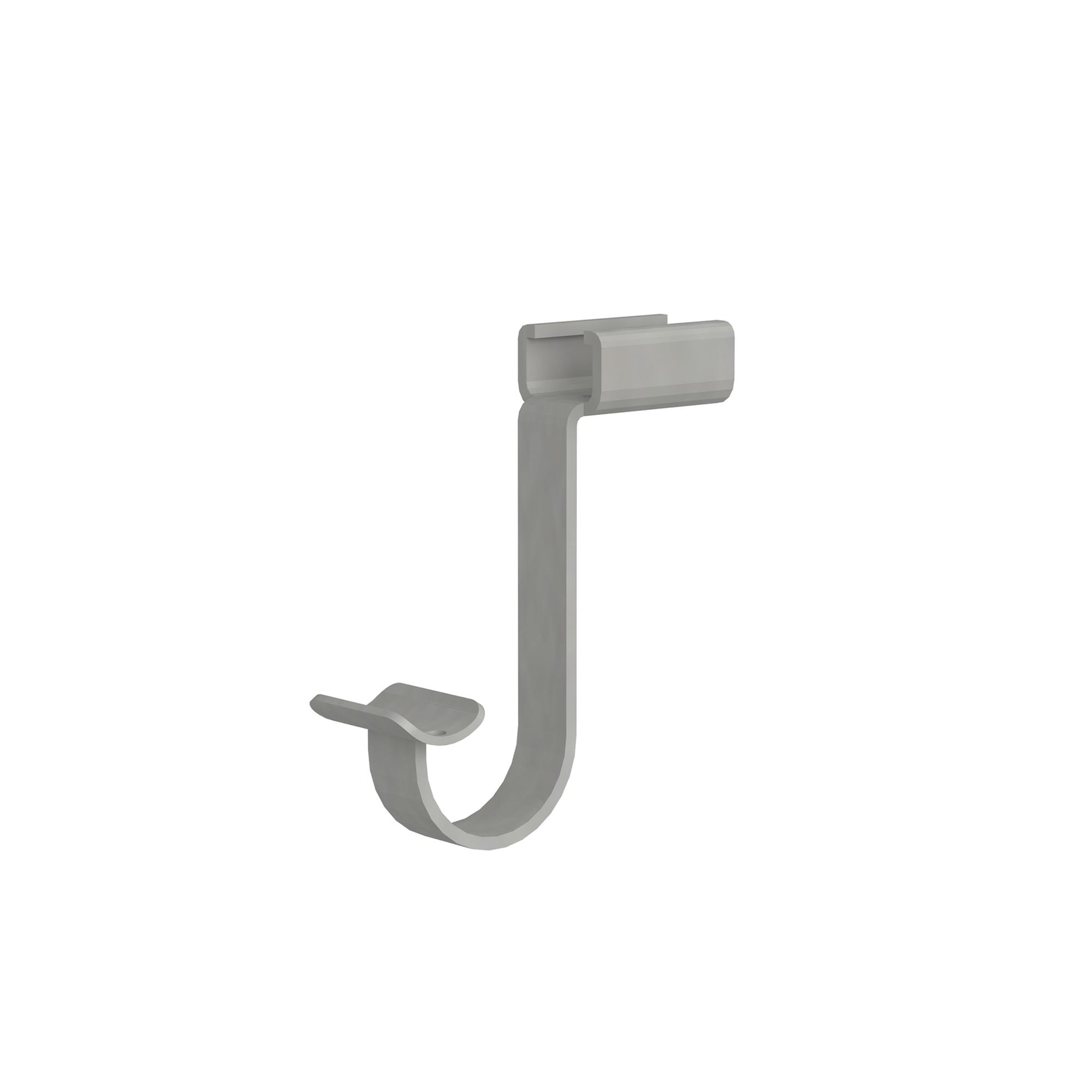 Support de tringle à vêtement, nickel satiné