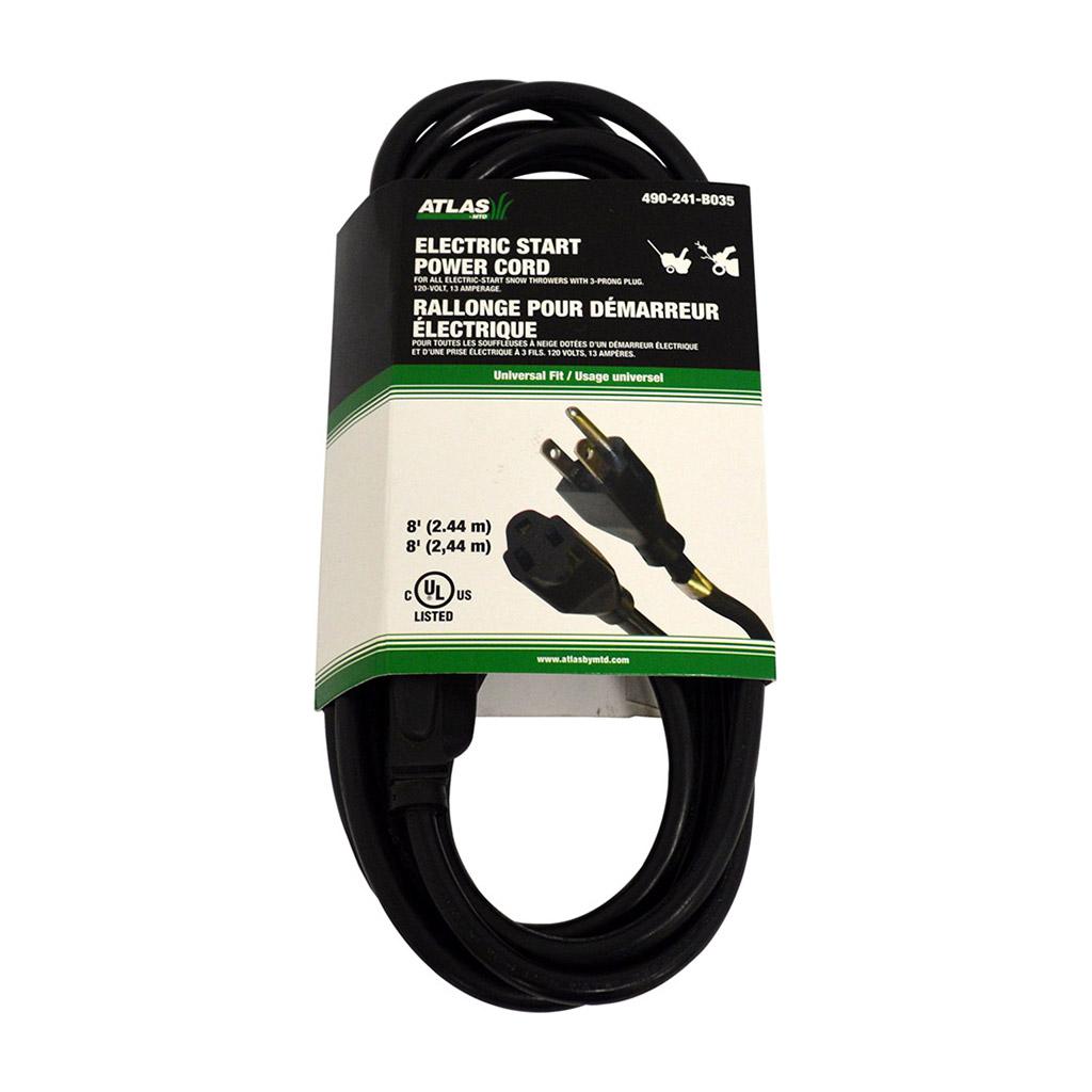 Snow Thrower Electric Start Power Cord