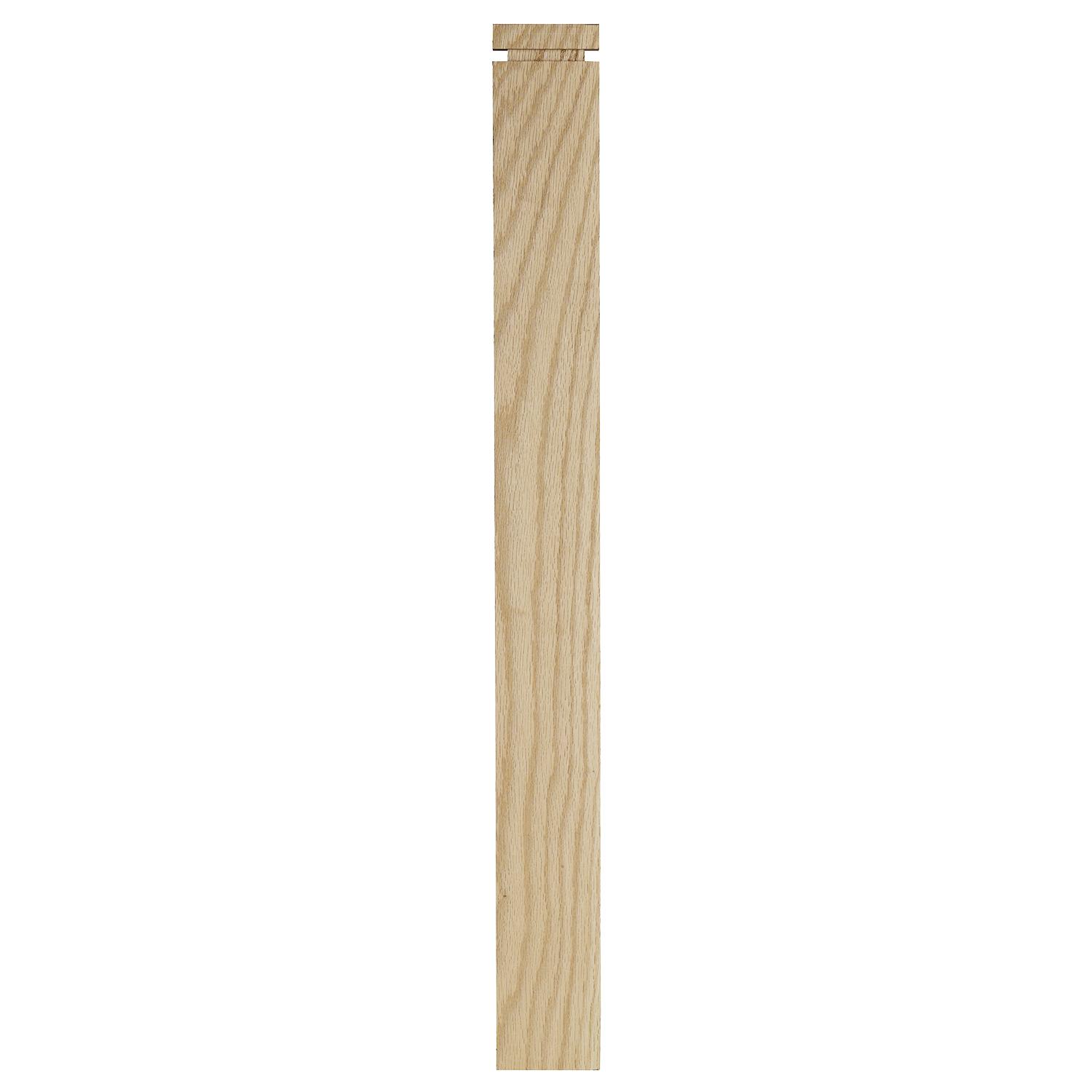 4" x 44" Zen Oak Half Newel