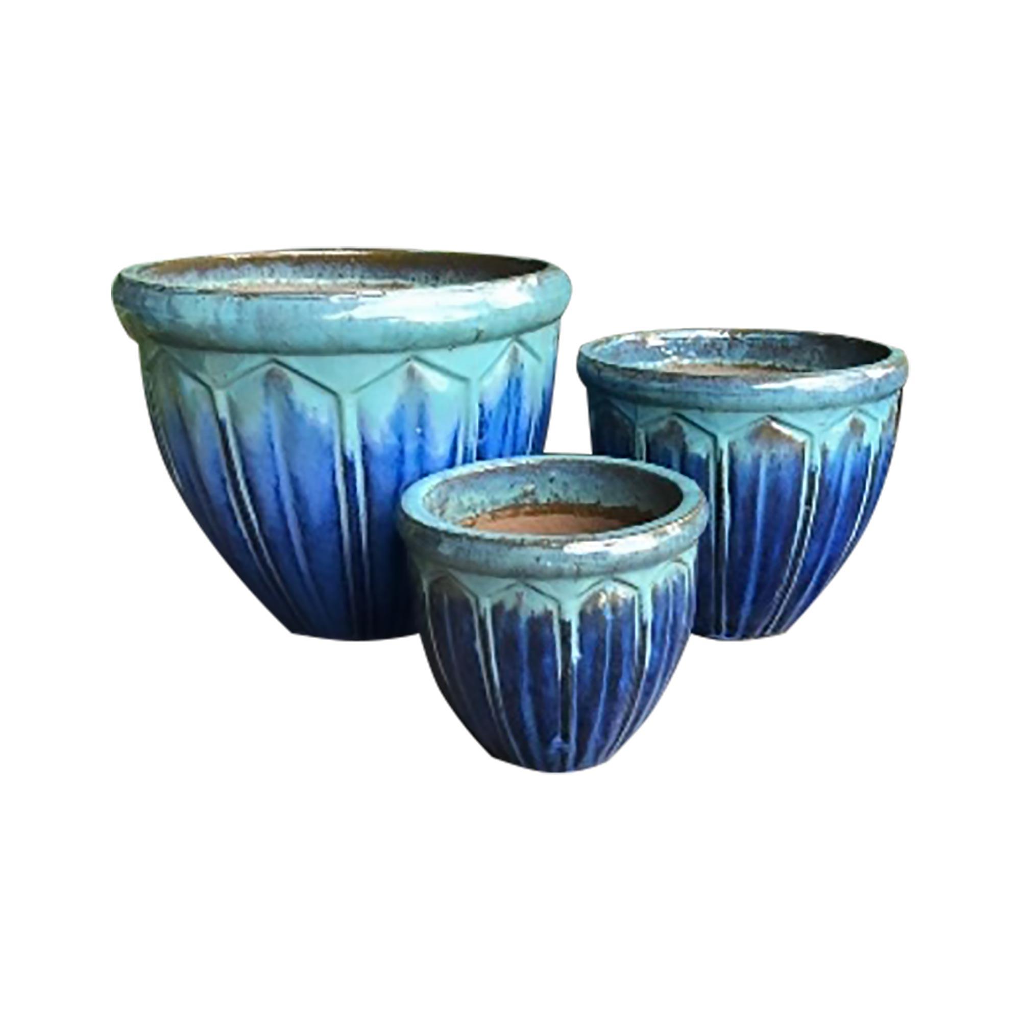 Embossed Pots Assorted 10"
