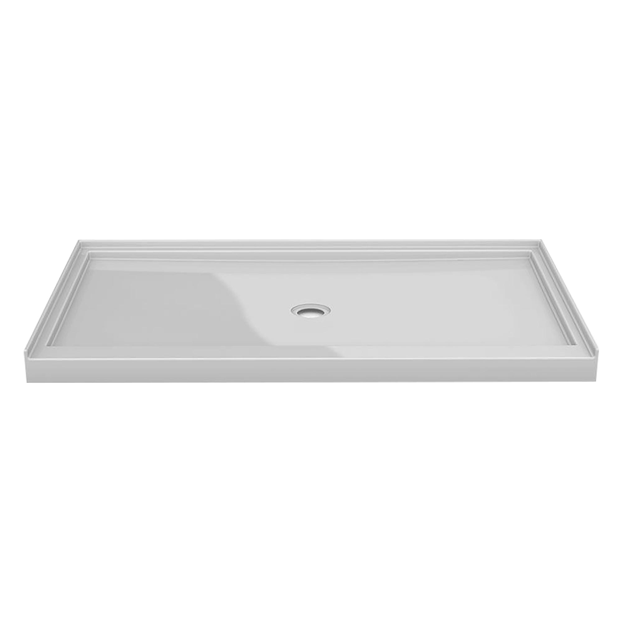 Base en acrylique avec des brides de carrelage intégrées