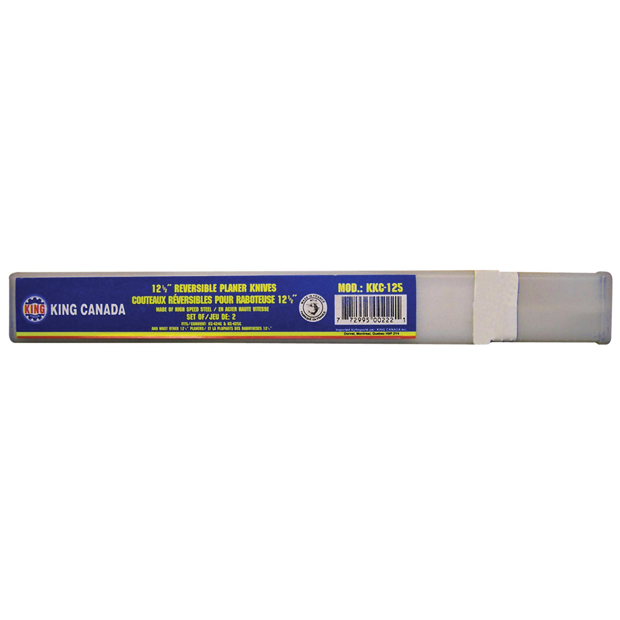 Lames de raboteuse 12 1/2 po King