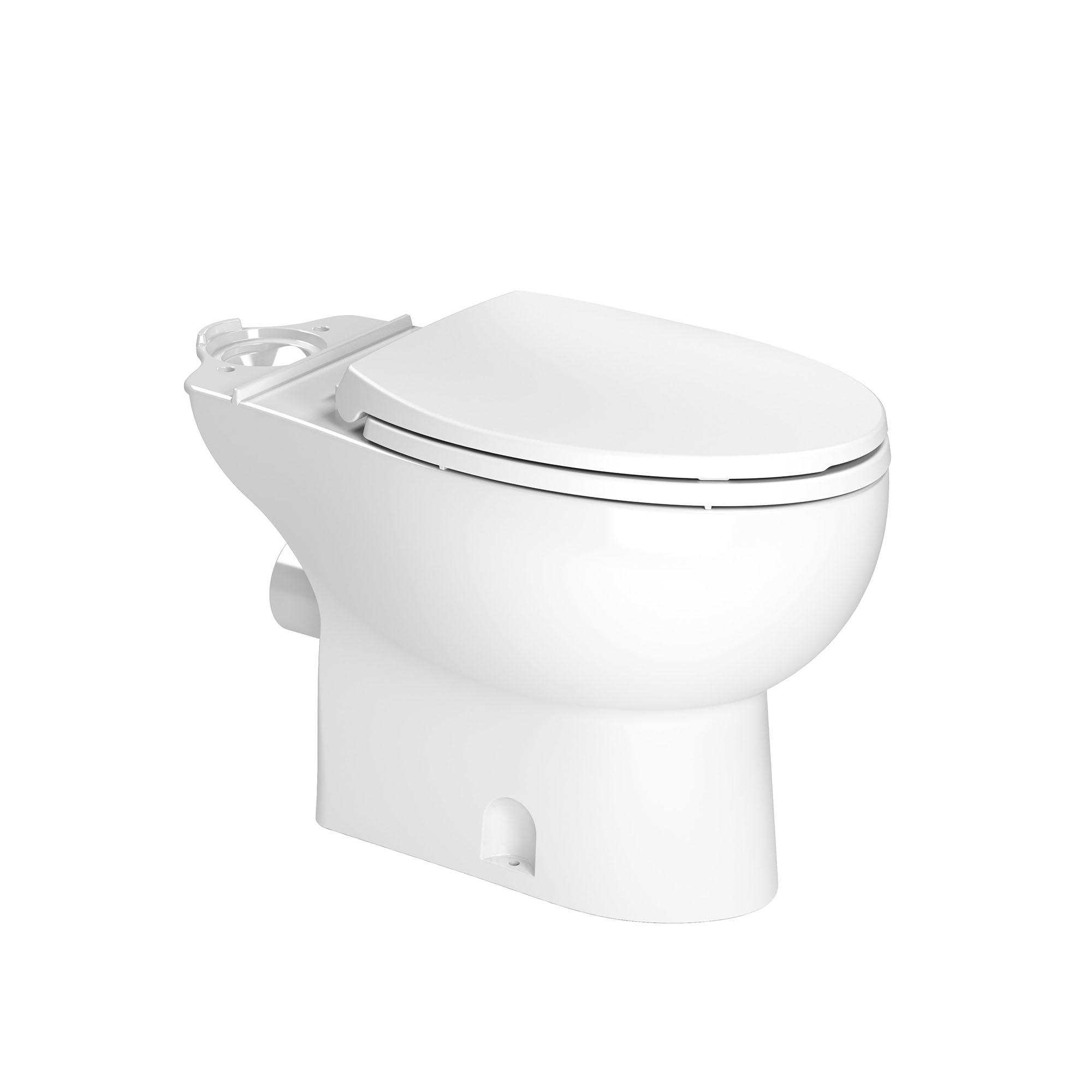 Toilette à cuvette allongée Saniflo