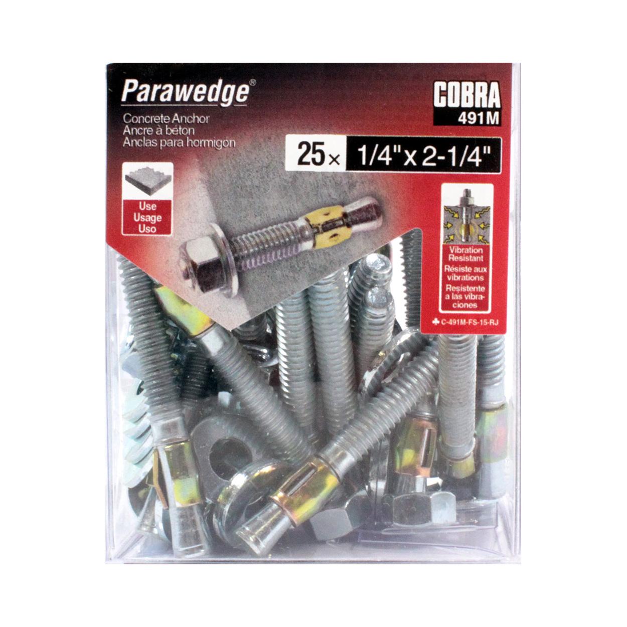 Gorge verticale 1/4 x 2 1/4 po