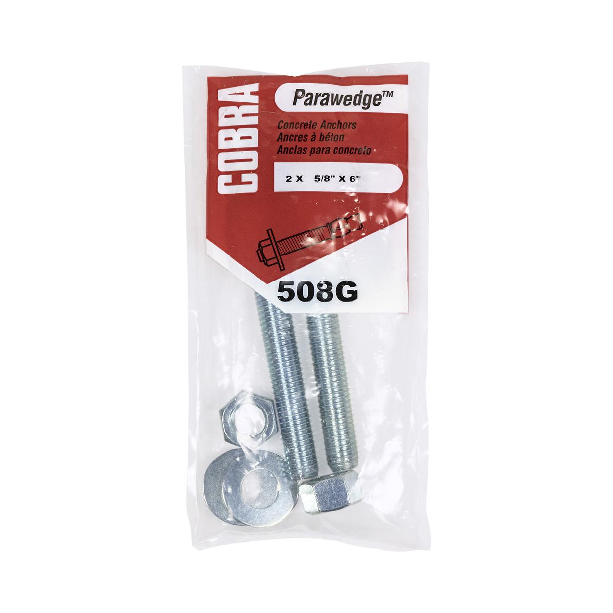 Gorge verticale 5/8 x 6 po