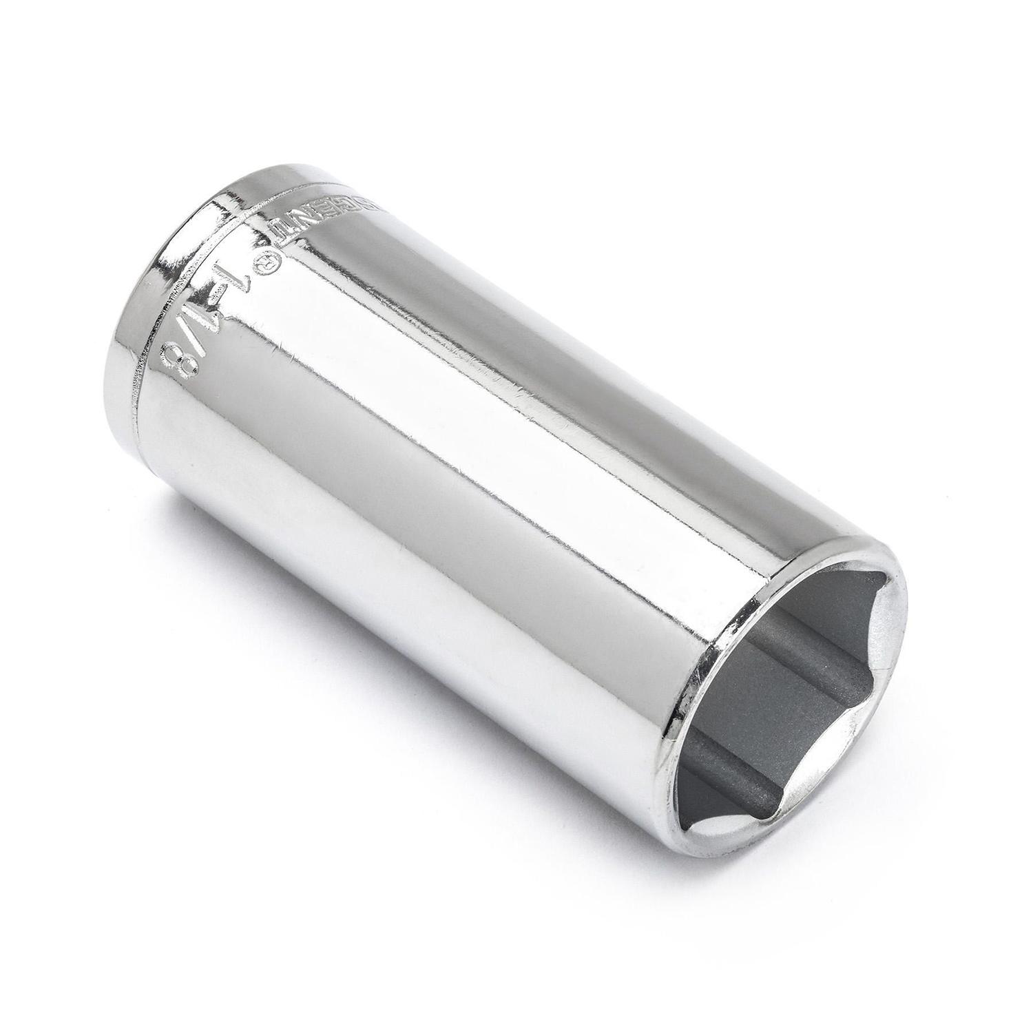 1/2 Inch Drive, 1-1/8 Inch Deep Socket- 6 Point
